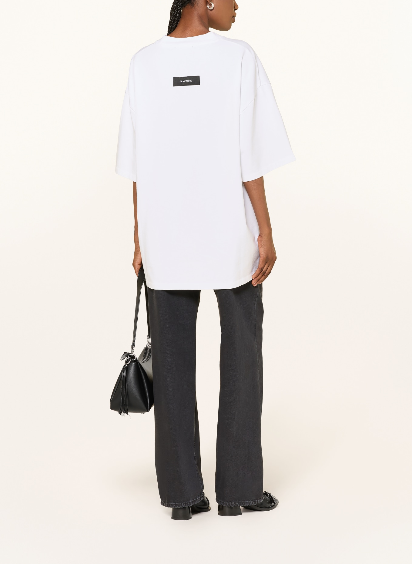 black palms HEAVY T-shirt: WHITE