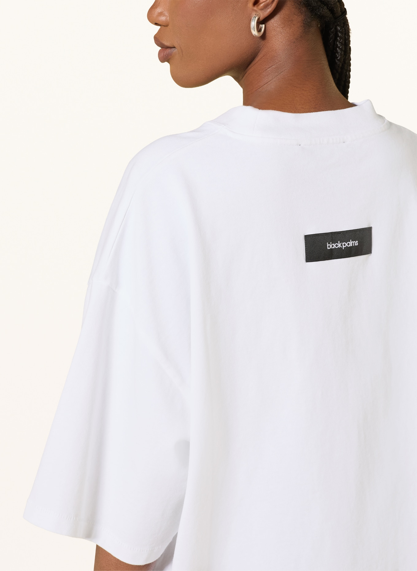 black palms HEAVY T-shirt: WHITE