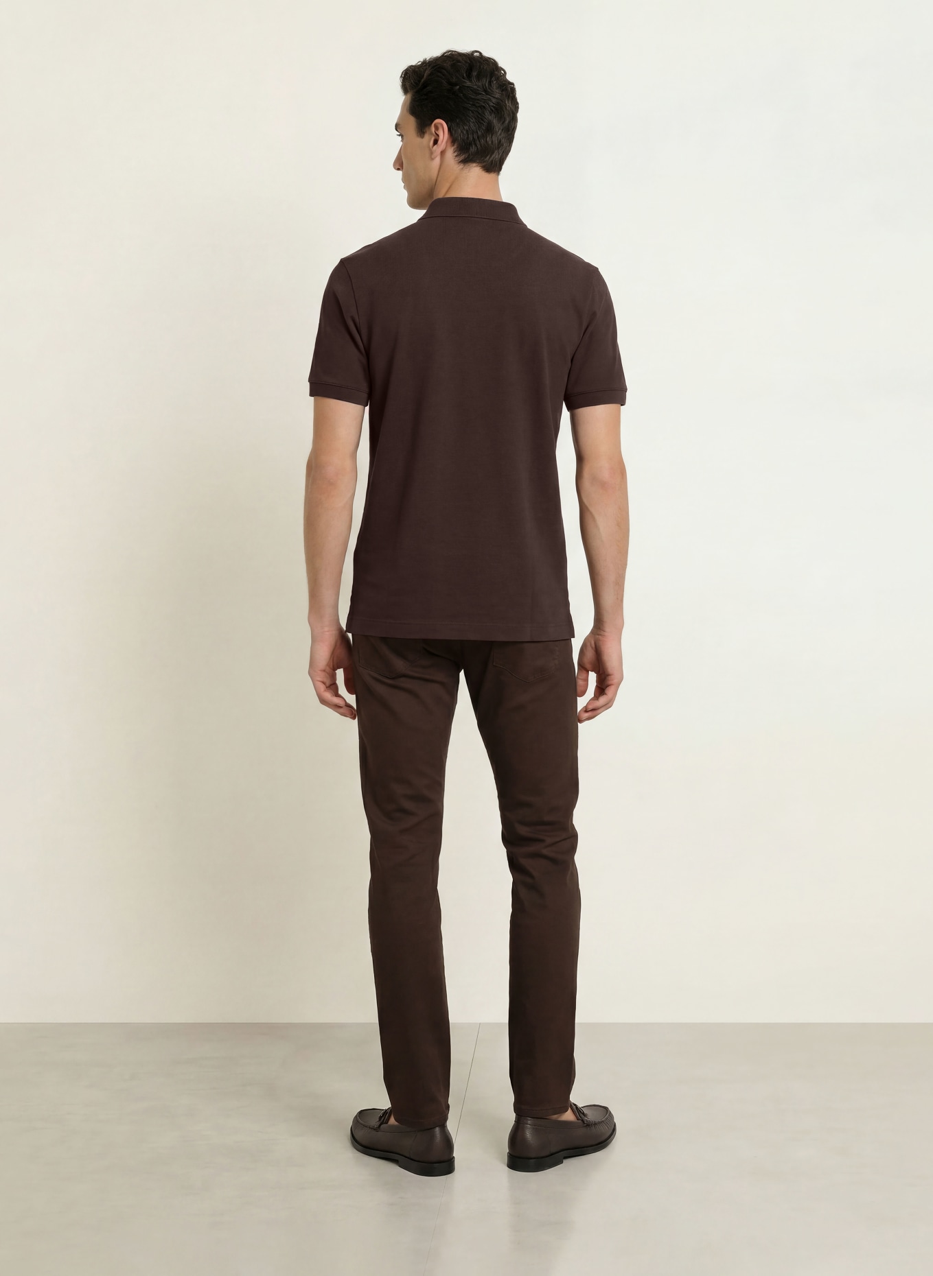 BOSS Piqué-Poloshirt PALLAS Regular Fit: DUNKELBRAUN