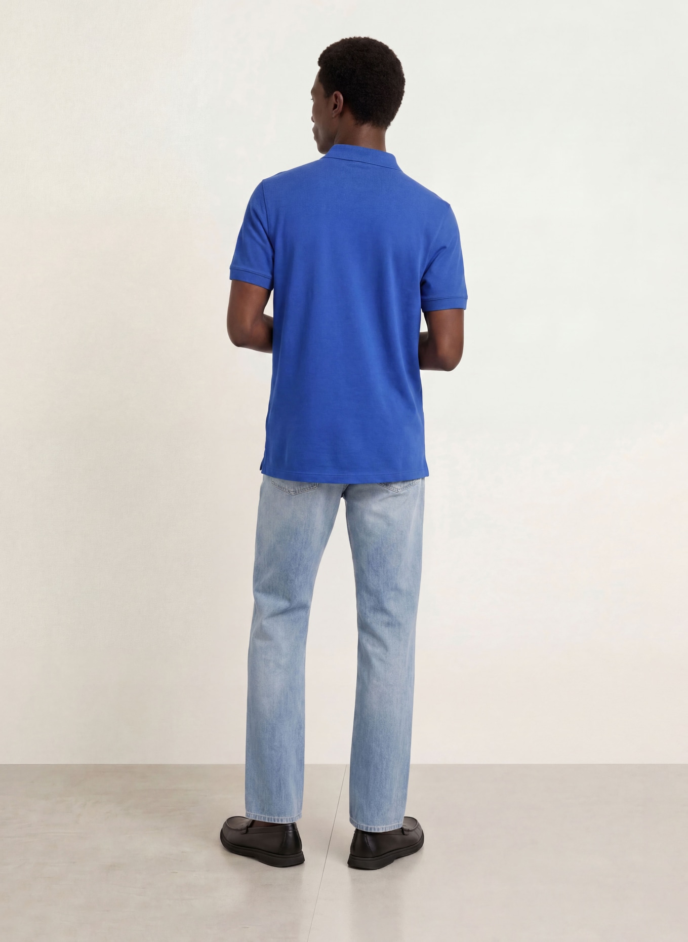BOSS Piqué-Poloshirt PALLAS Regular Fit: BLAU