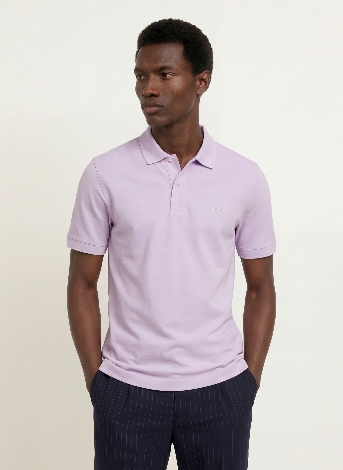 BOSS Piqué-Poloshirt PALLAS Regular Fit: HELLLILA