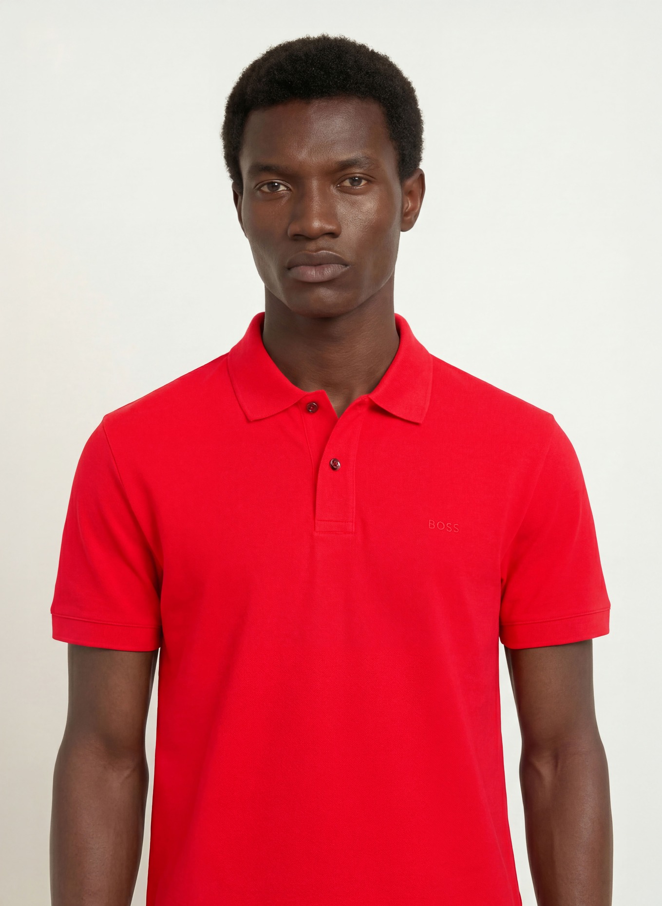 BOSS Piqué-Poloshirt PALLAS Regular Fit: ROT