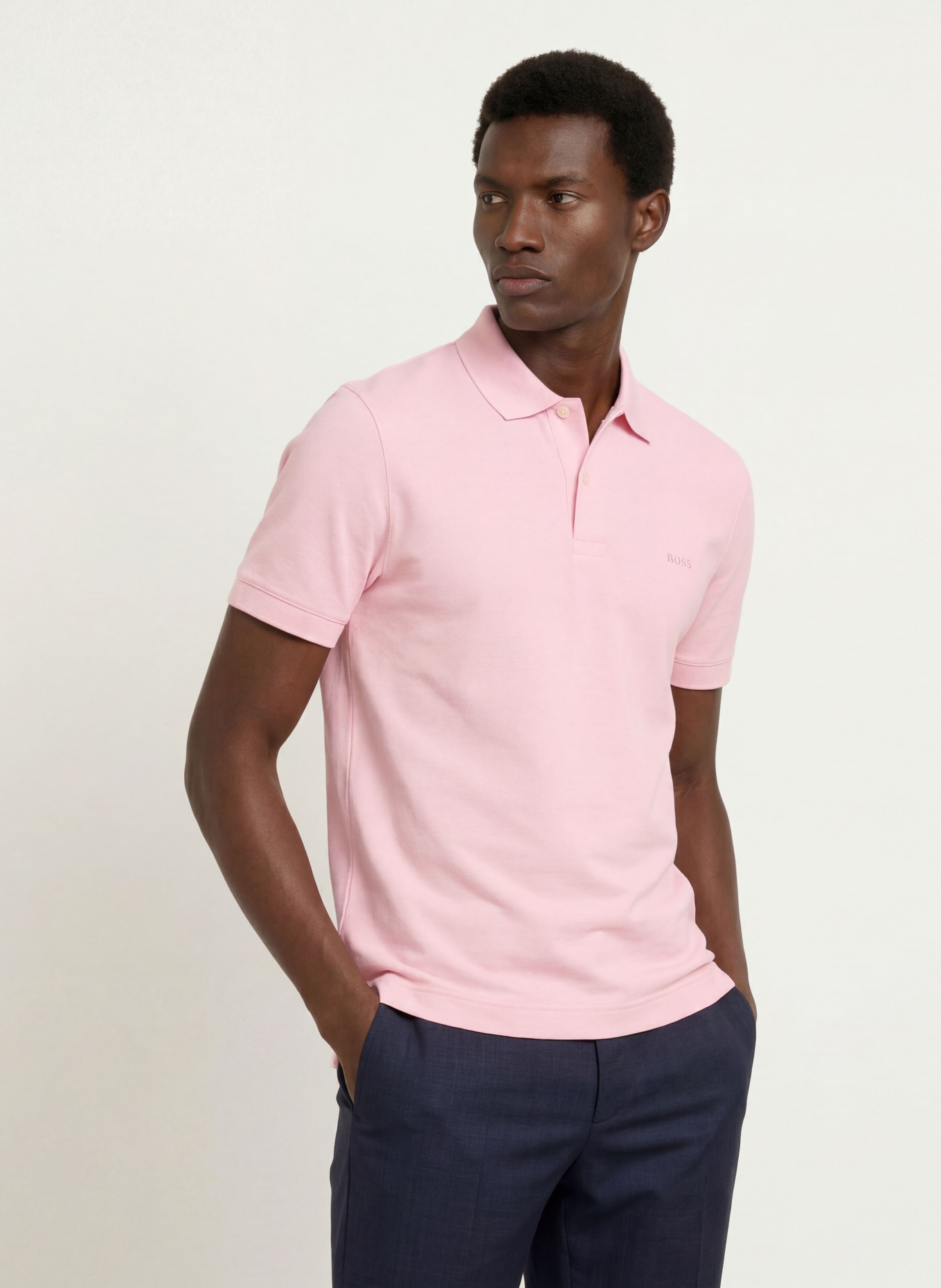 BOSS Piqué-Poloshirt PALLAS Regular Fit: ROSA