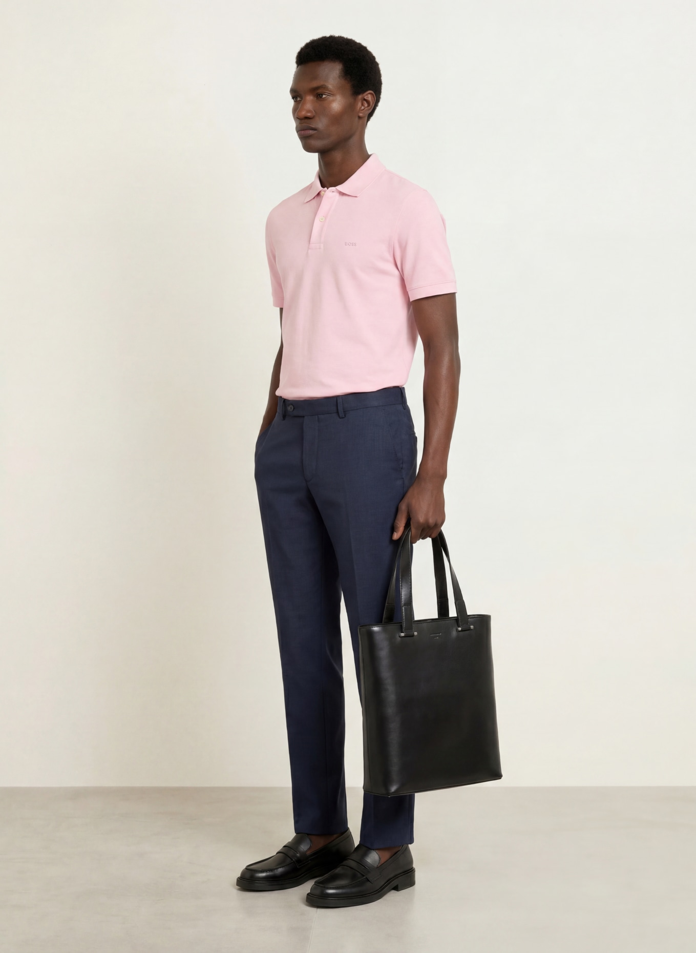 BOSS Piqué-Poloshirt PALLAS Regular Fit: ROSA