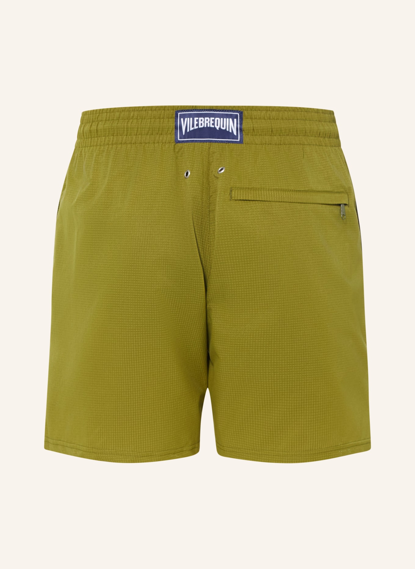 VILEBREQUIN SOLID swim shorts: OLIVE