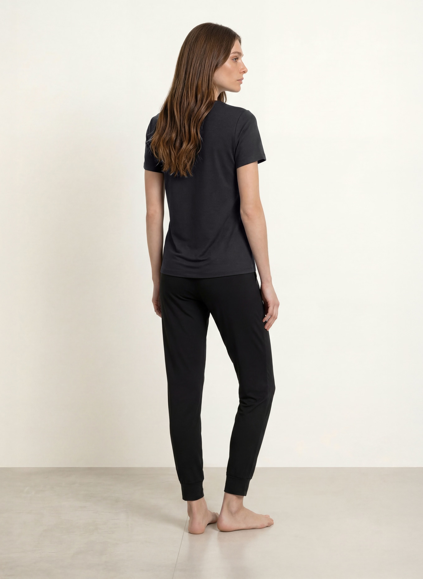 SCHIESSER Schlafshirt MIX+RELAX: SCHWARZ
