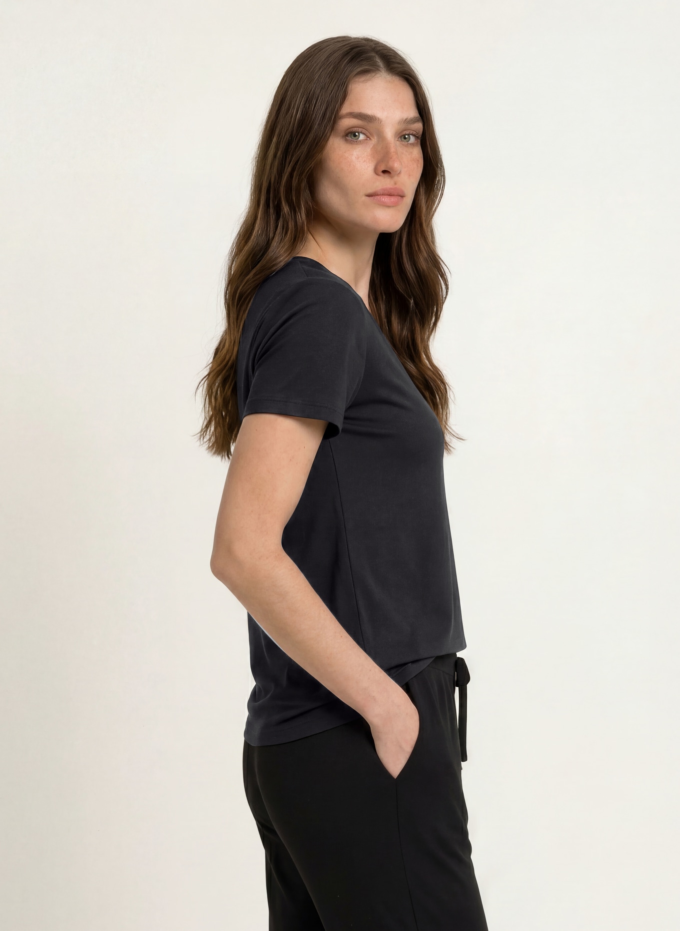 SCHIESSER Schlafshirt MIX+RELAX: SCHWARZ
