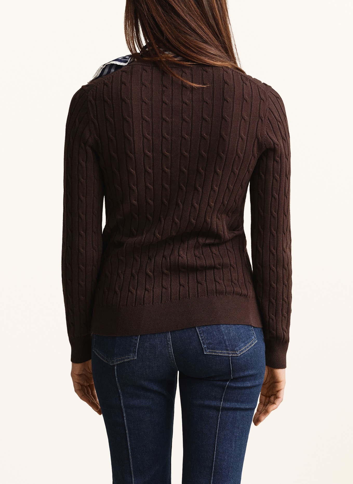 GANT vest: MARRON FONCÉ