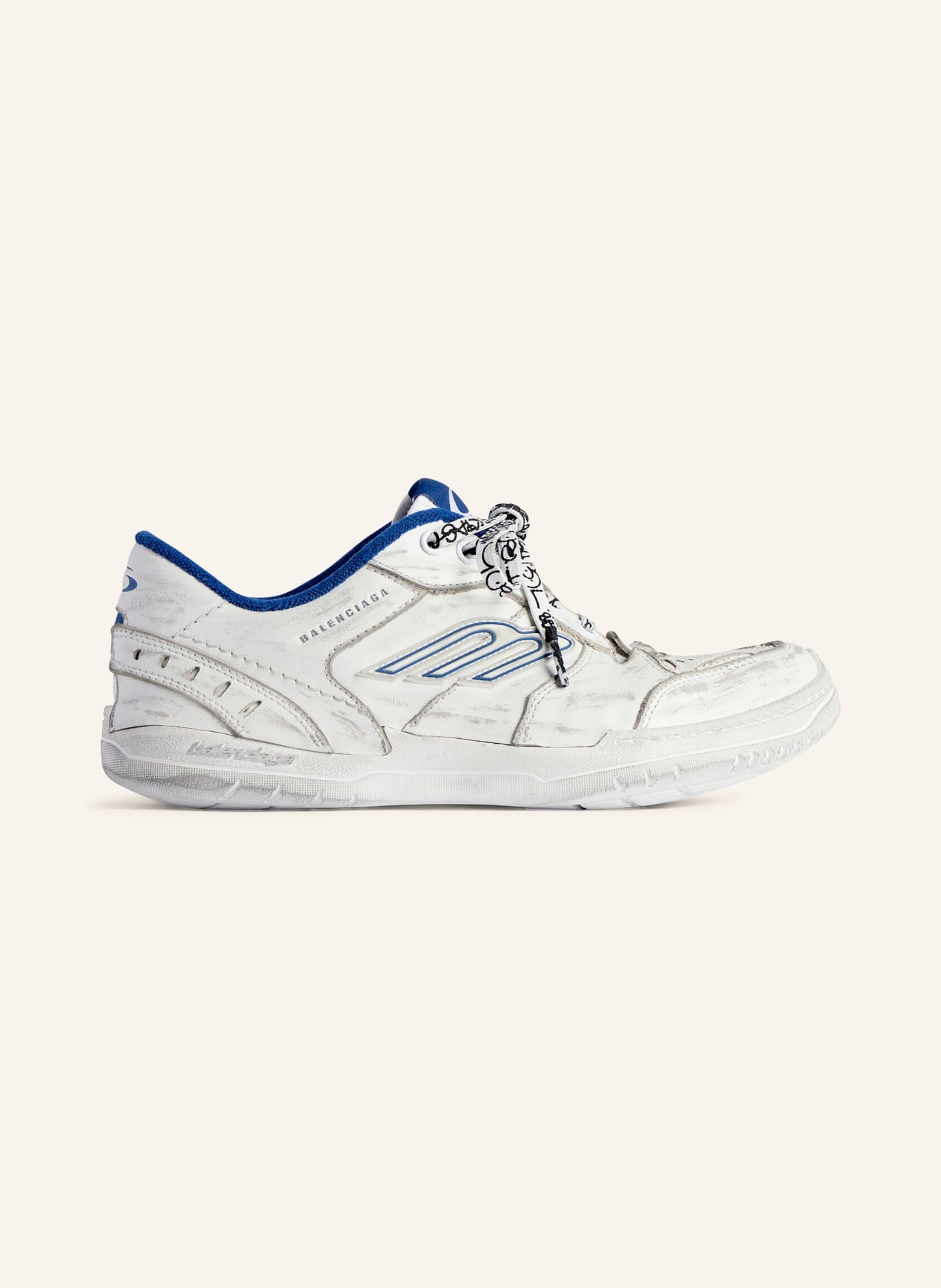BALENCIAGA Sneaker: WEISS / BLAU