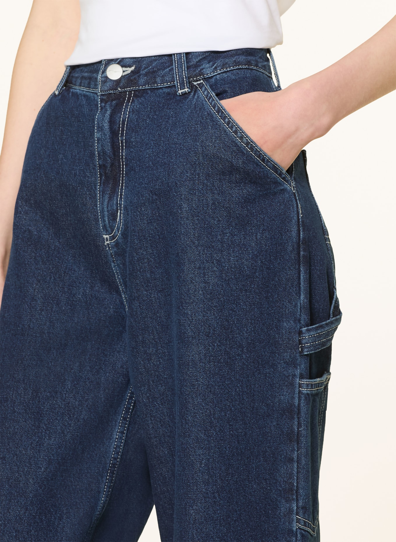 carhartt WIP Wide Leg Jeans JENS: 0106 Blue stone washed