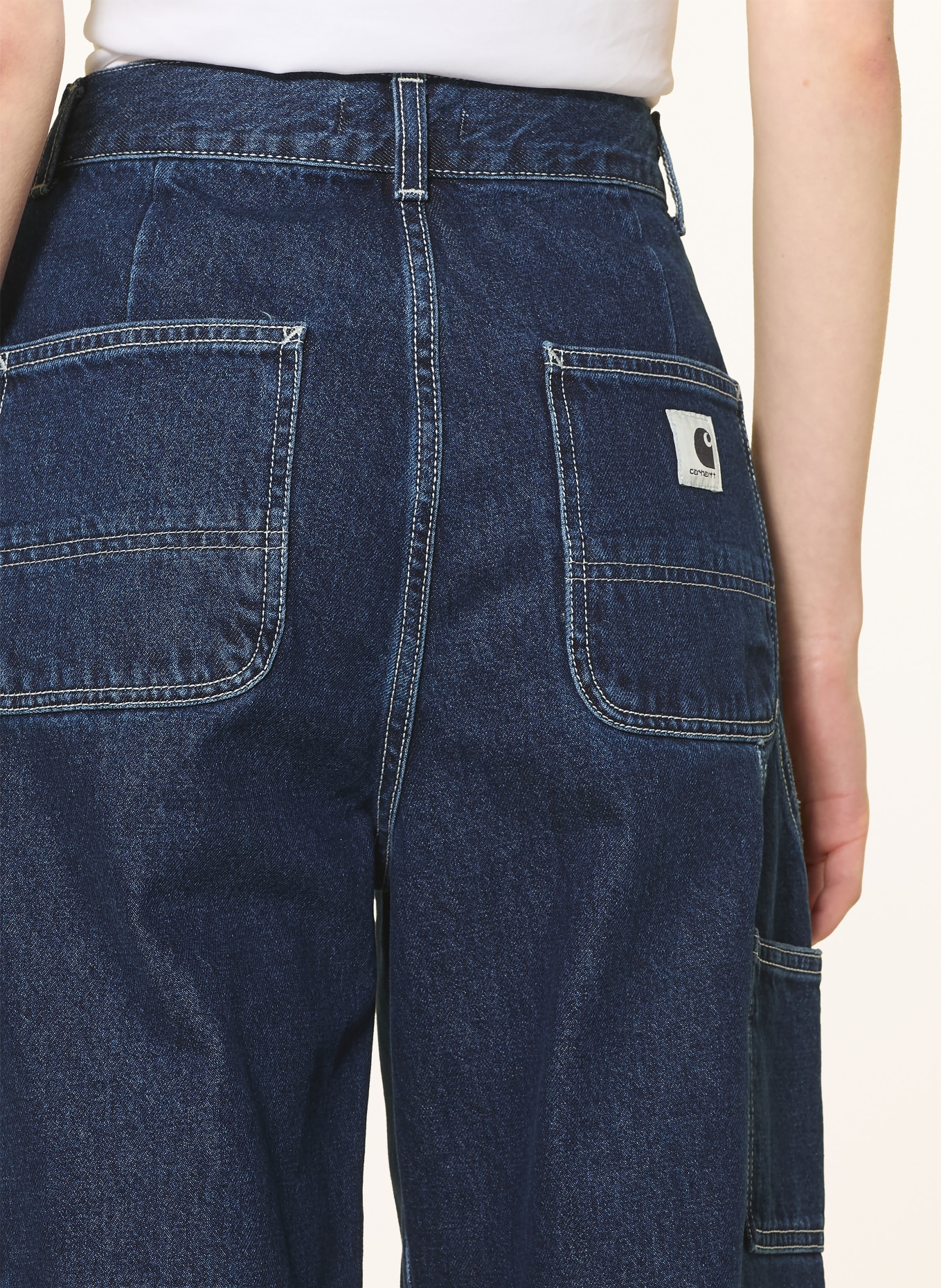 carhartt WIP Wide Leg Jeans JENS: 0106 Blue stone washed