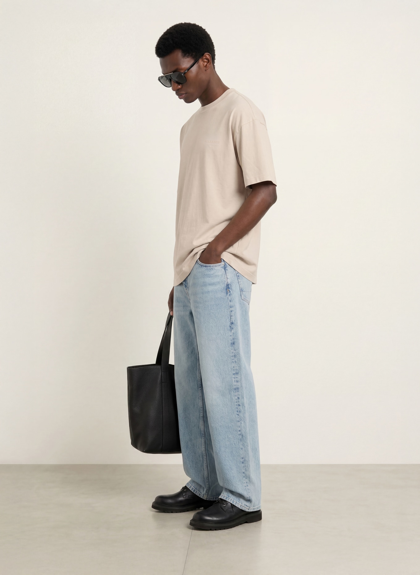 ALLSAINTS T-Shirt XANDER: CREME