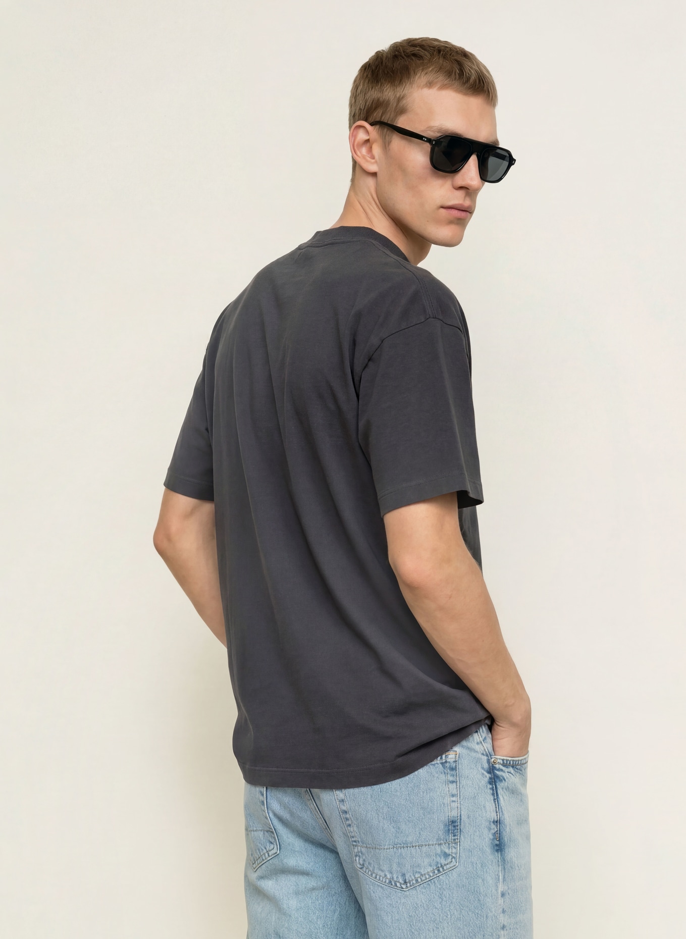 ALLSAINTS T-Shirt XANDER: DUNKELGRAU