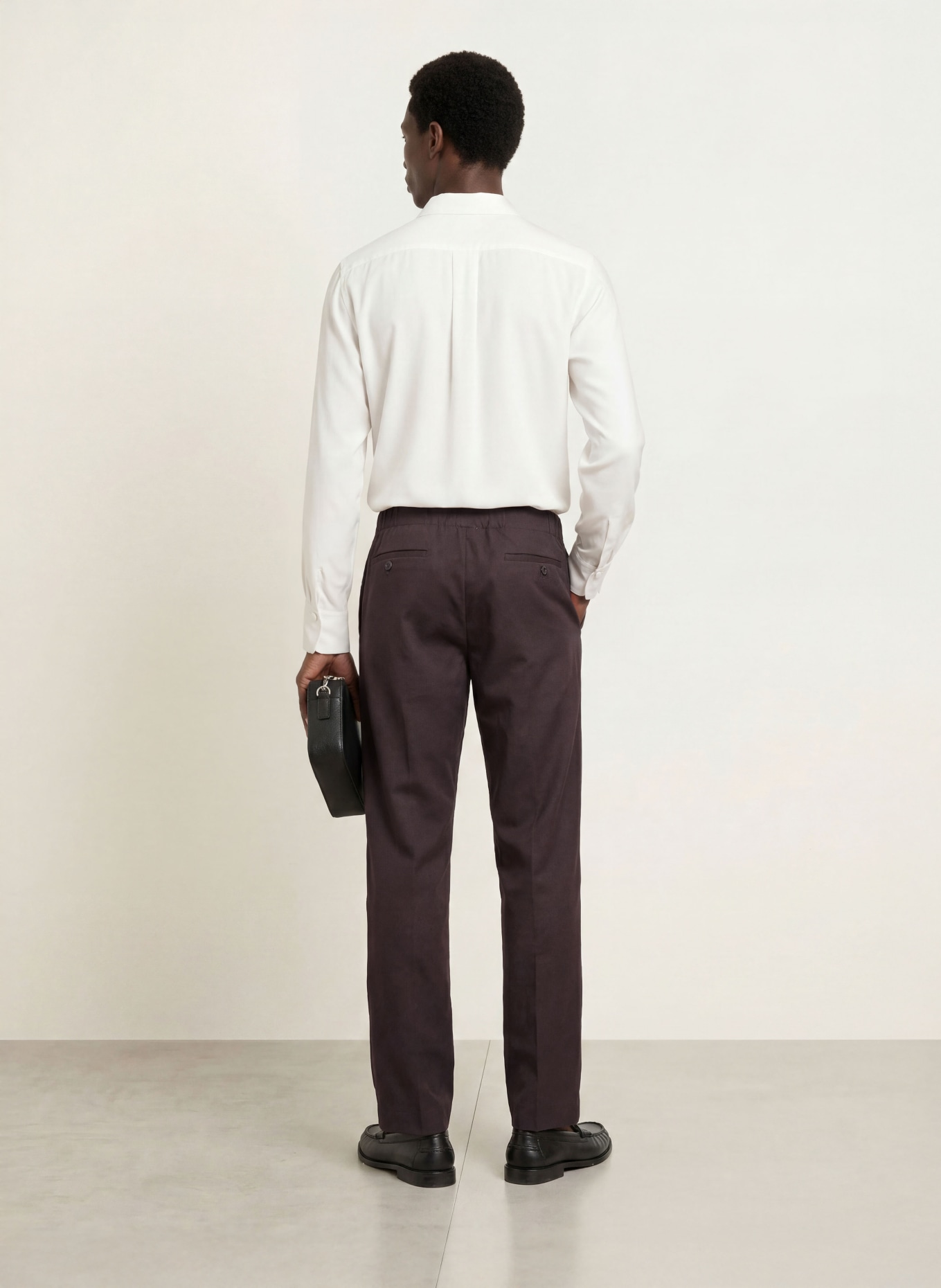 SANDRO Chino Regular Fit: DUNKELBRAUN