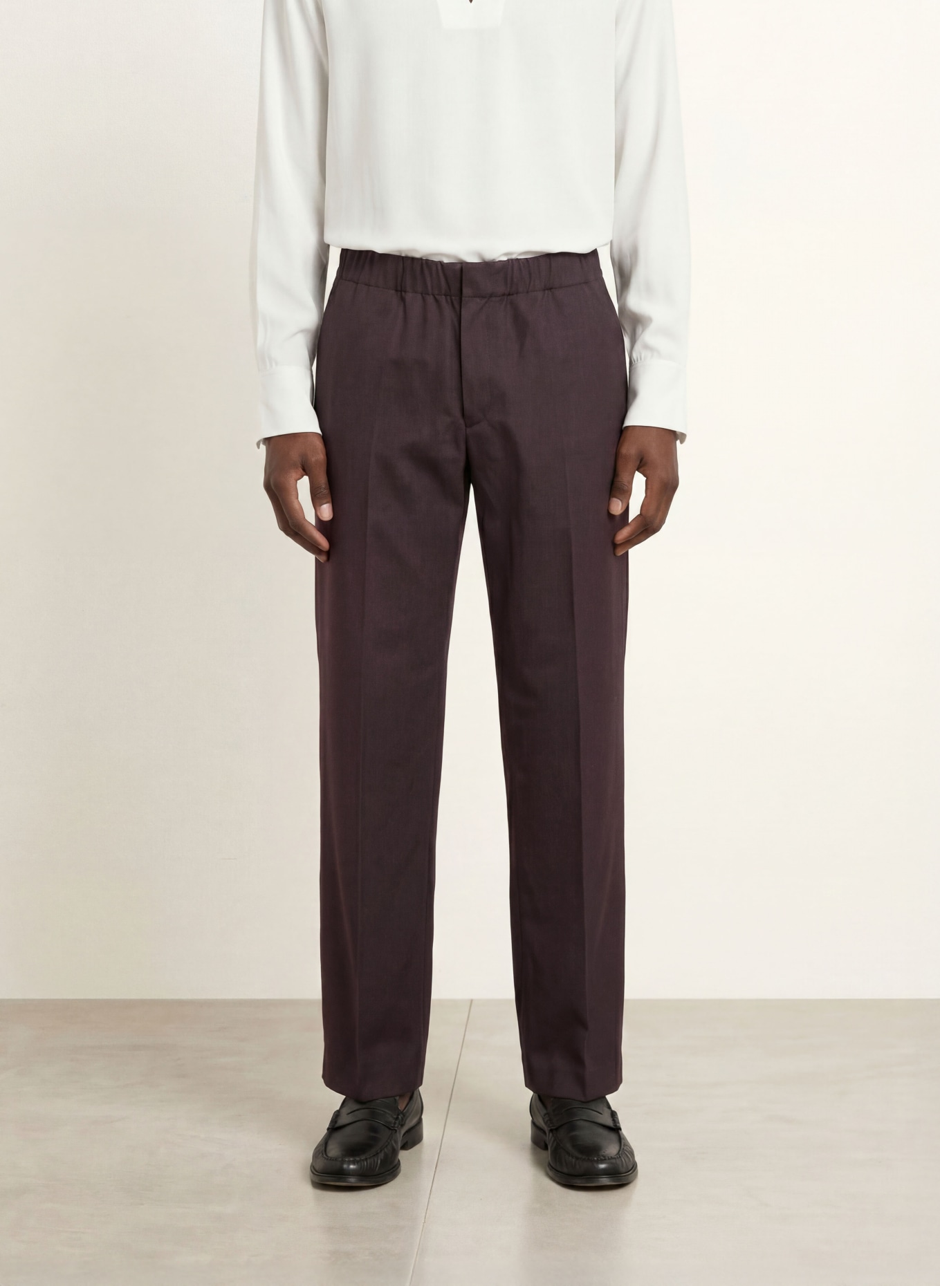 SANDRO Chino Regular Fit: DUNKELBRAUN