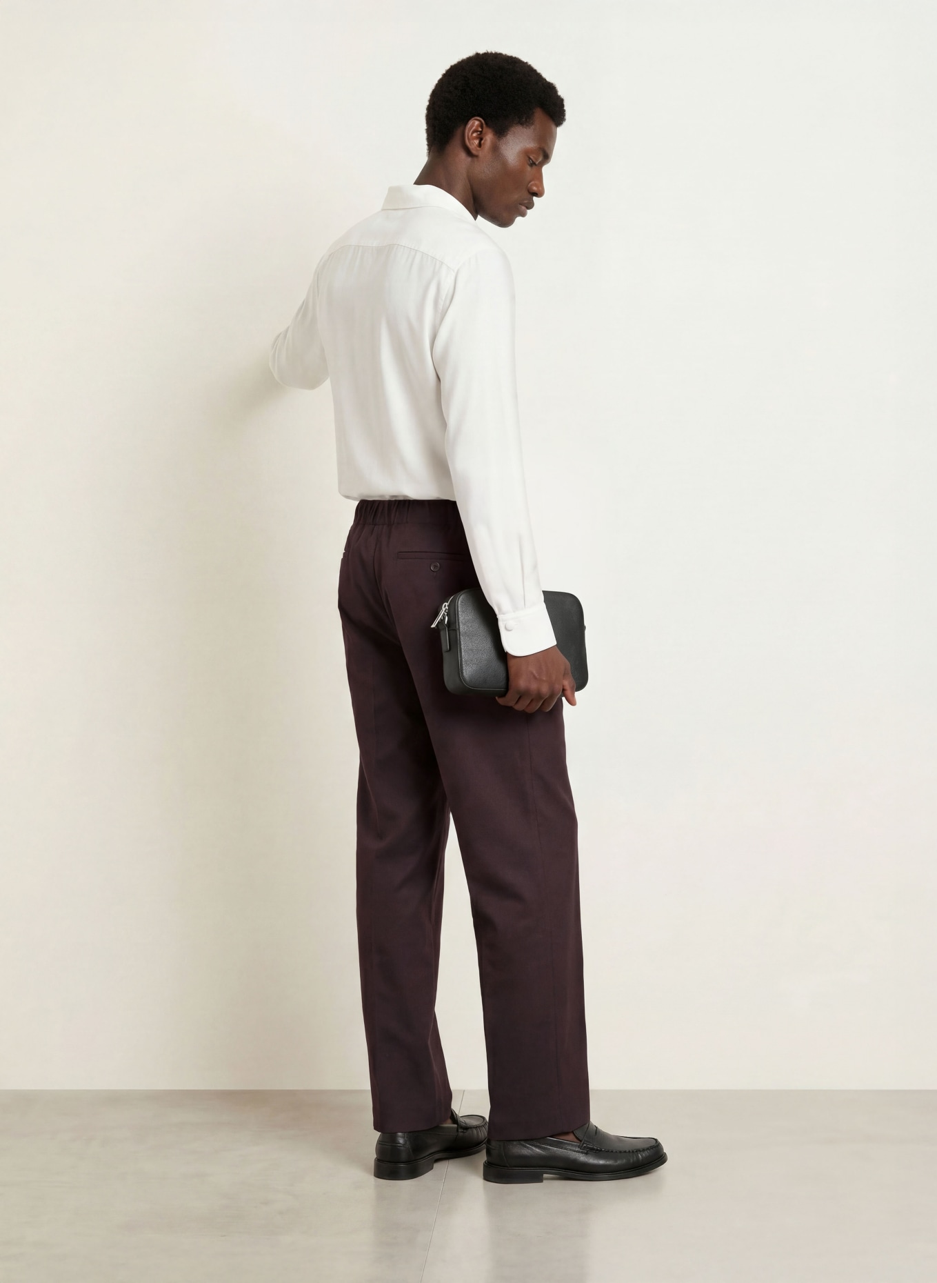 SANDRO Chino Regular Fit: DUNKELBRAUN