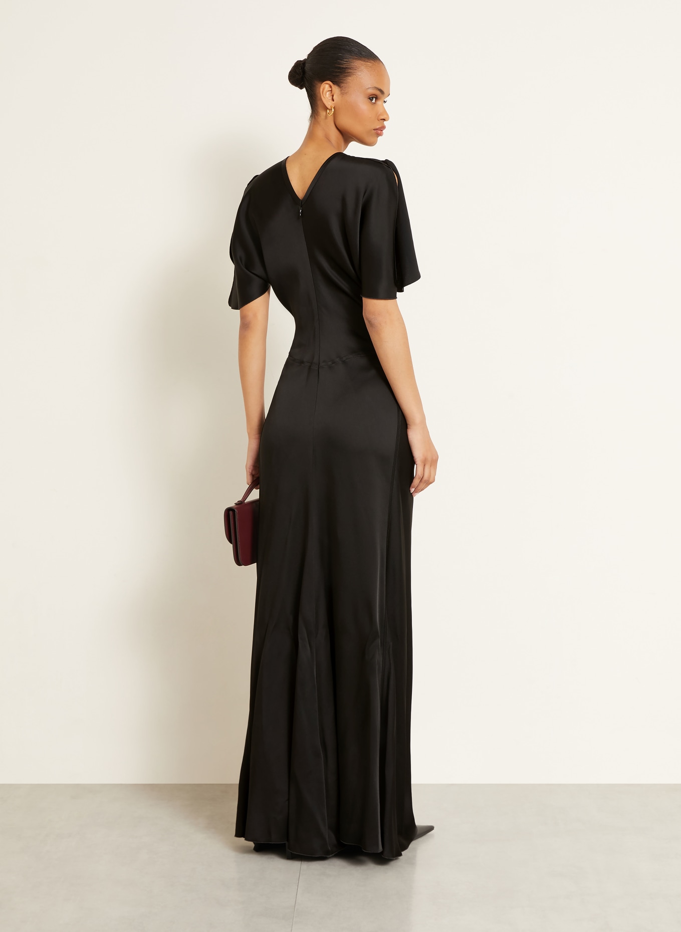 VICTORIA BECKHAM Abendkleid: SCHWARZ
