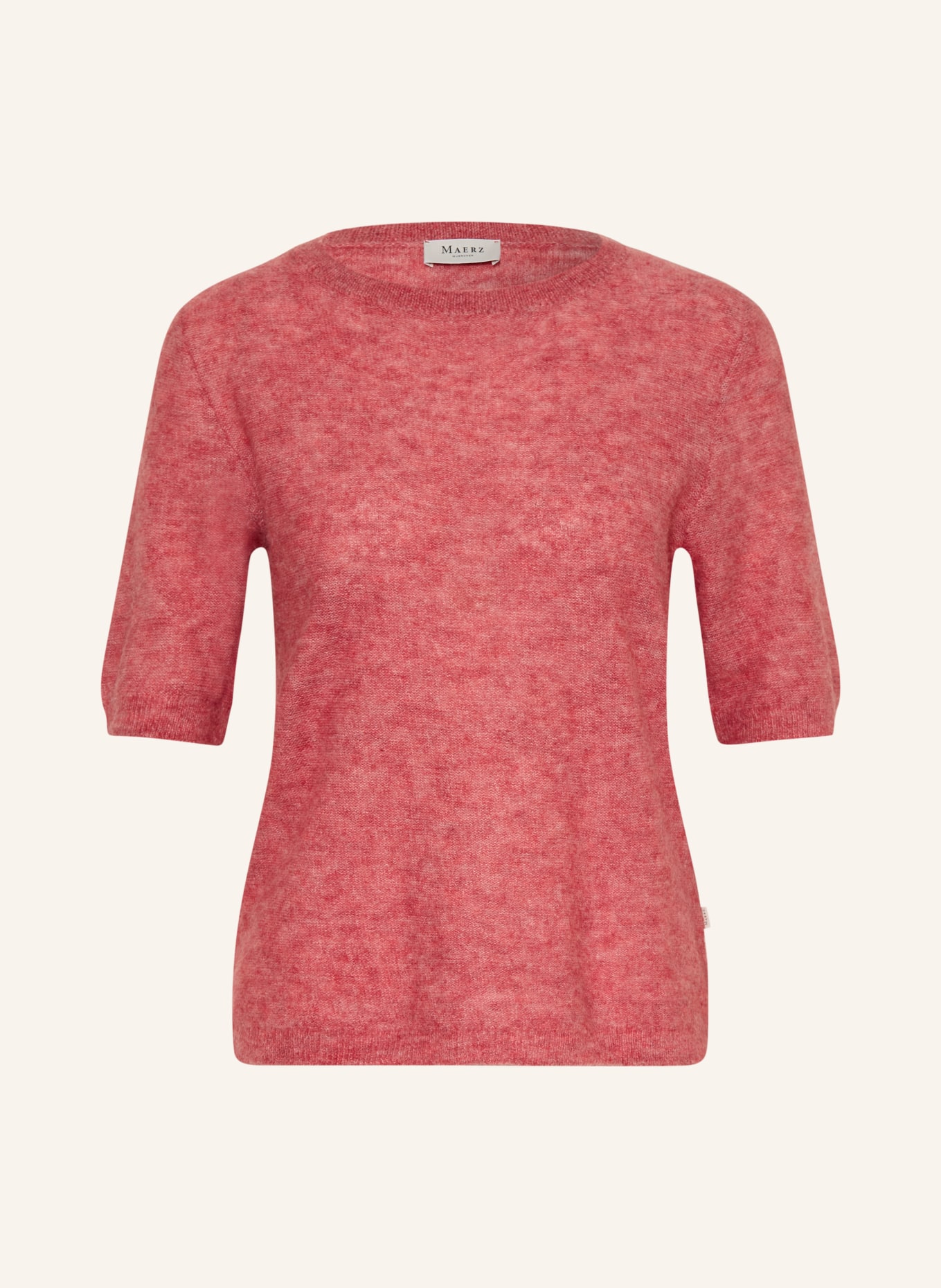 MAERZ MUENCHEN Pull en maille avec alpaga: ROUGE CLAIR