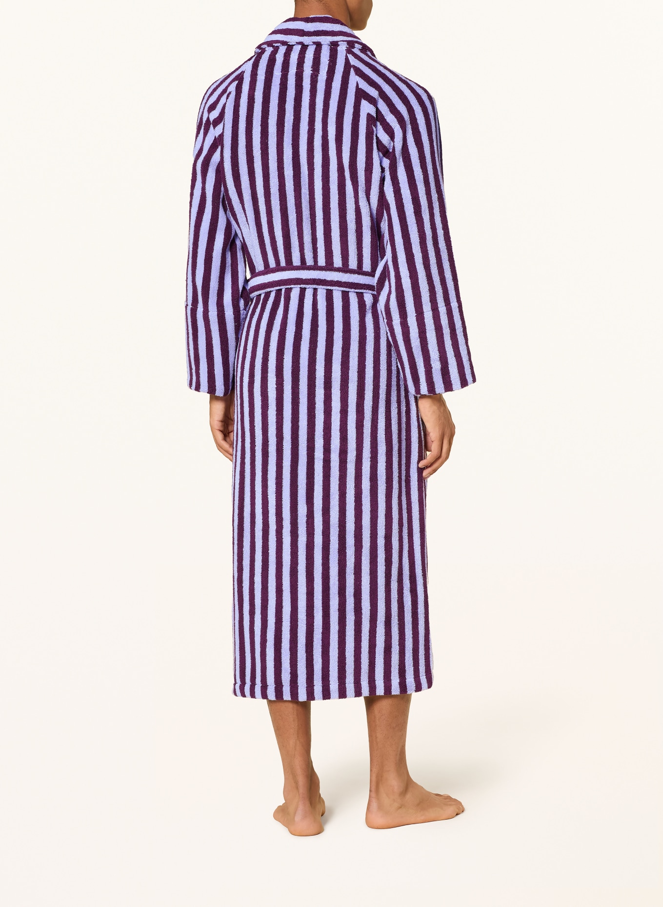 BONGUSTA Peignoir unisexe NARAM: LILAS CLAIR / LILAS FONCÉ