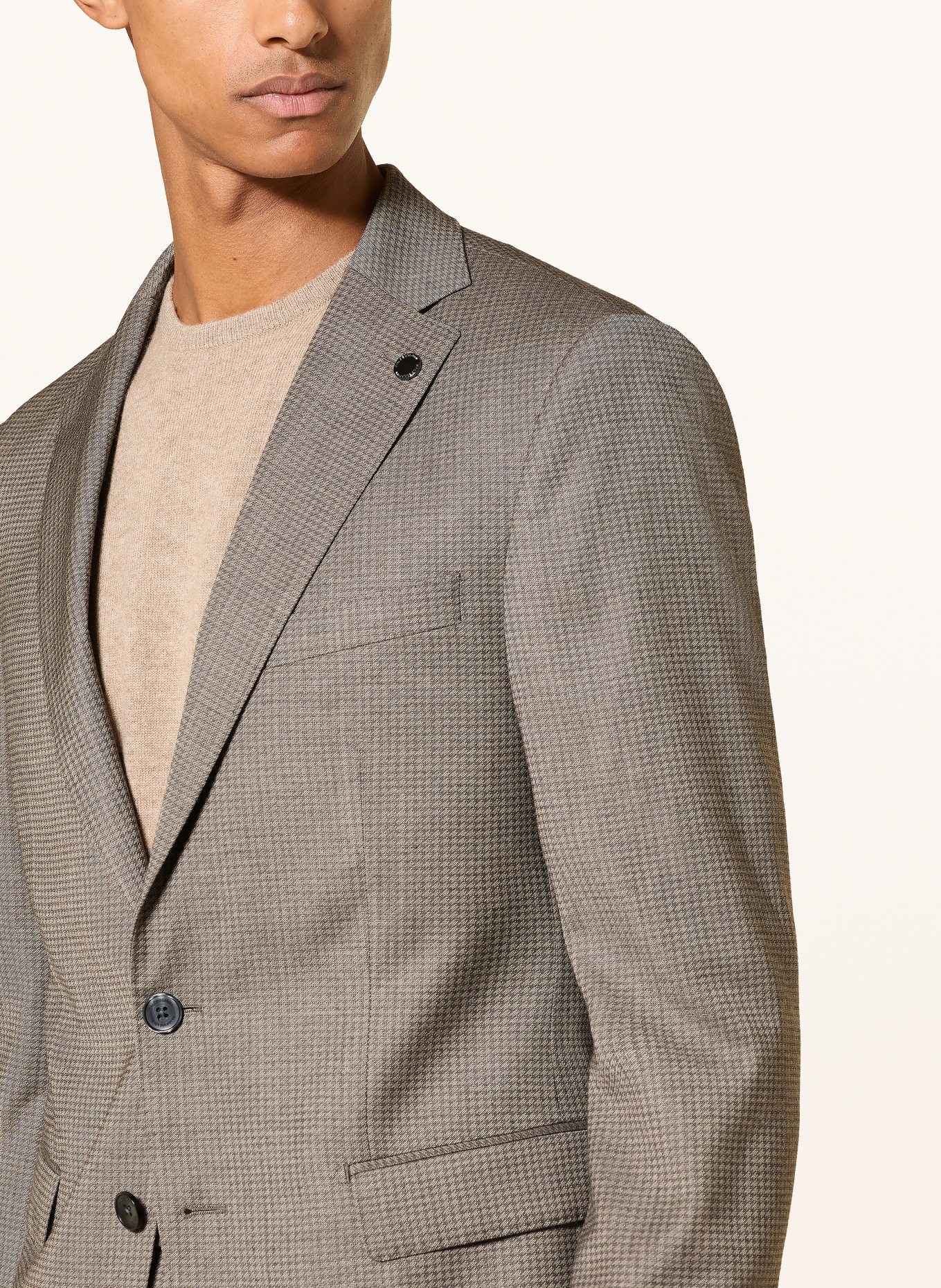 BALDESSARINI Extra slim fit suit jacket: 8225 Coffee Quarz