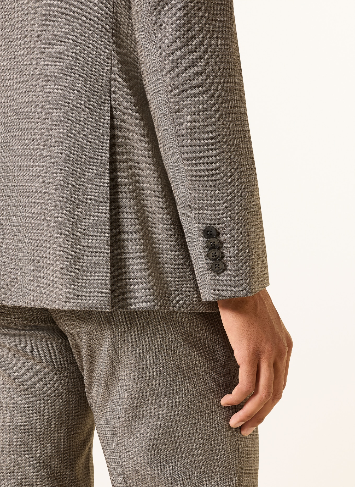 BALDESSARINI Extra slim fit suit jacket: 8225 Coffee Quarz