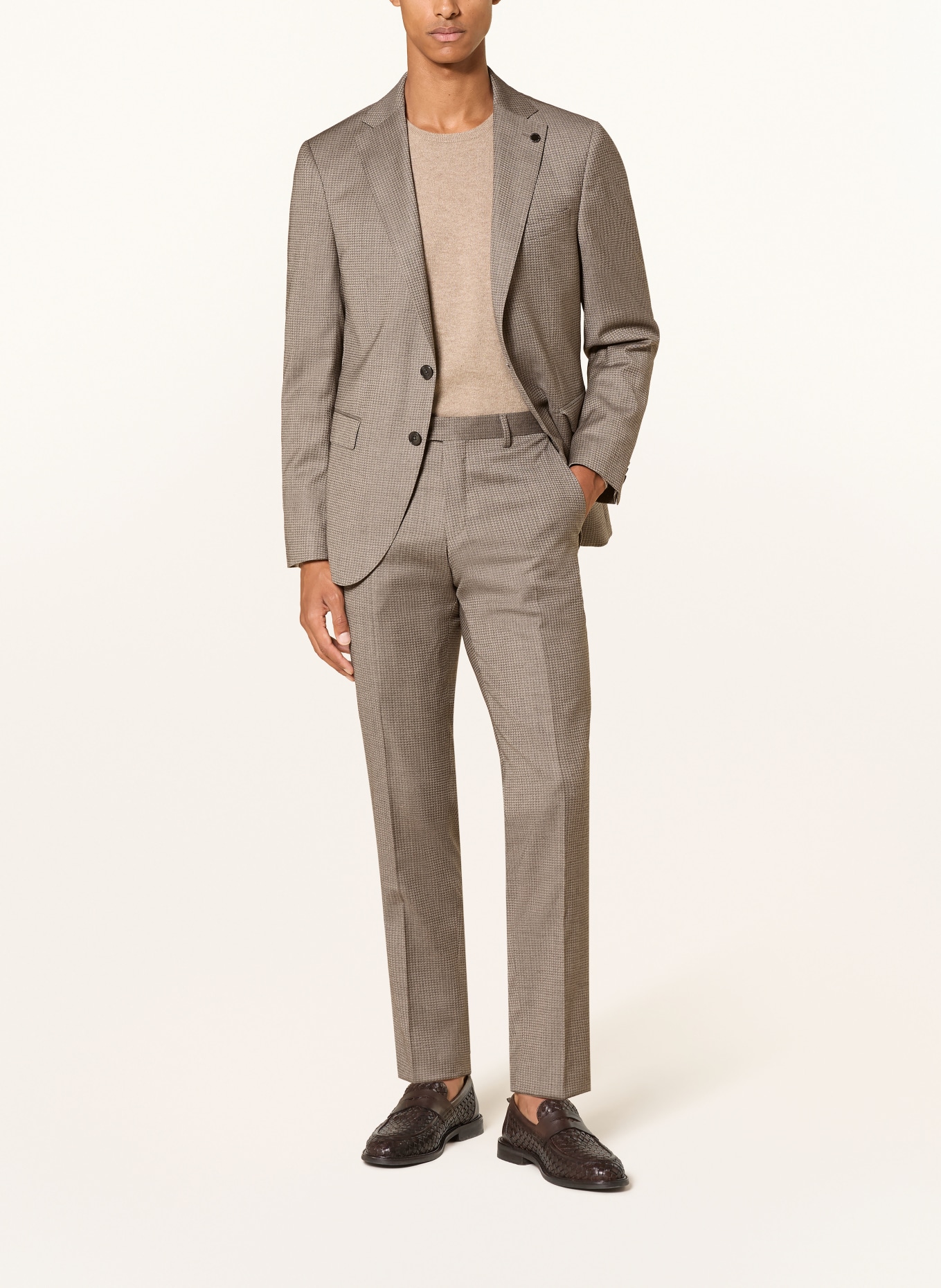 BALDESSARINI Extra Slim Fit Suit Pants: 8225 Coffee Quarz