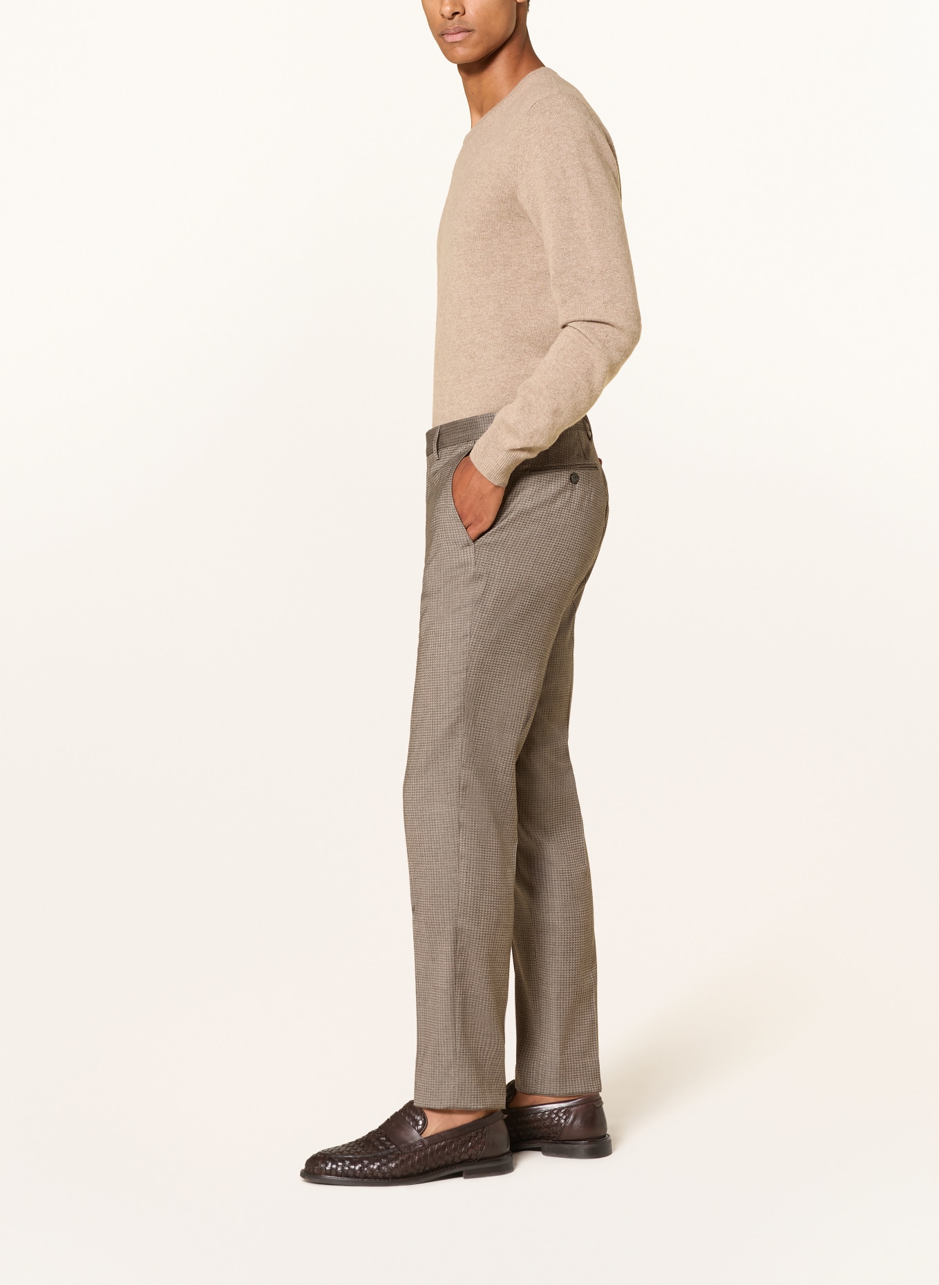 BALDESSARINI Extra Slim Fit Suit Pants: 8225 Coffee Quarz