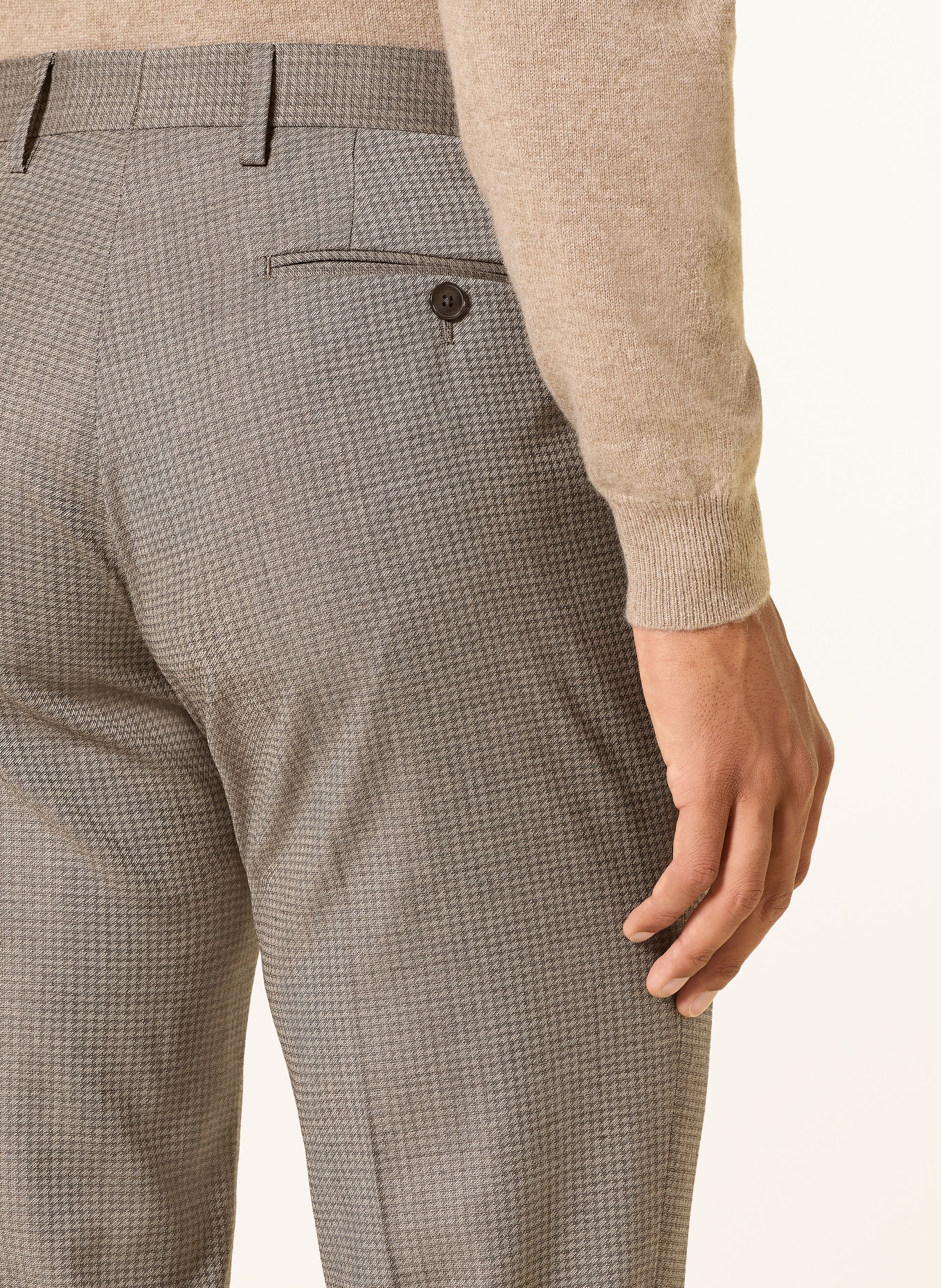 BALDESSARINI Extra Slim Fit Suit Pants: 8225 Coffee Quarz
