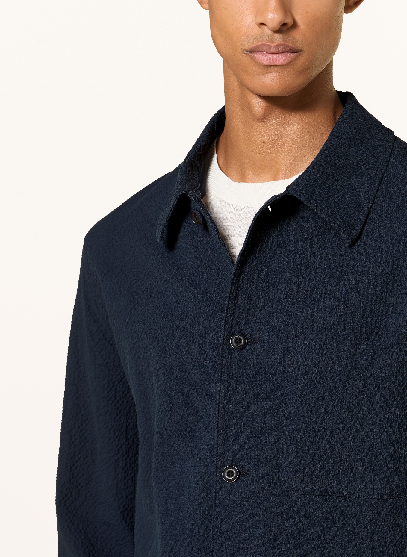 JOOP! JEANS Overshirt JORO: DONKERBLAUW