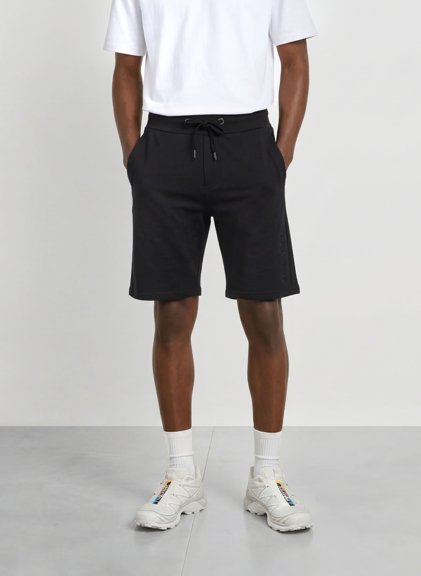 ELBSAND Short de survêtement NIAS: NOIR