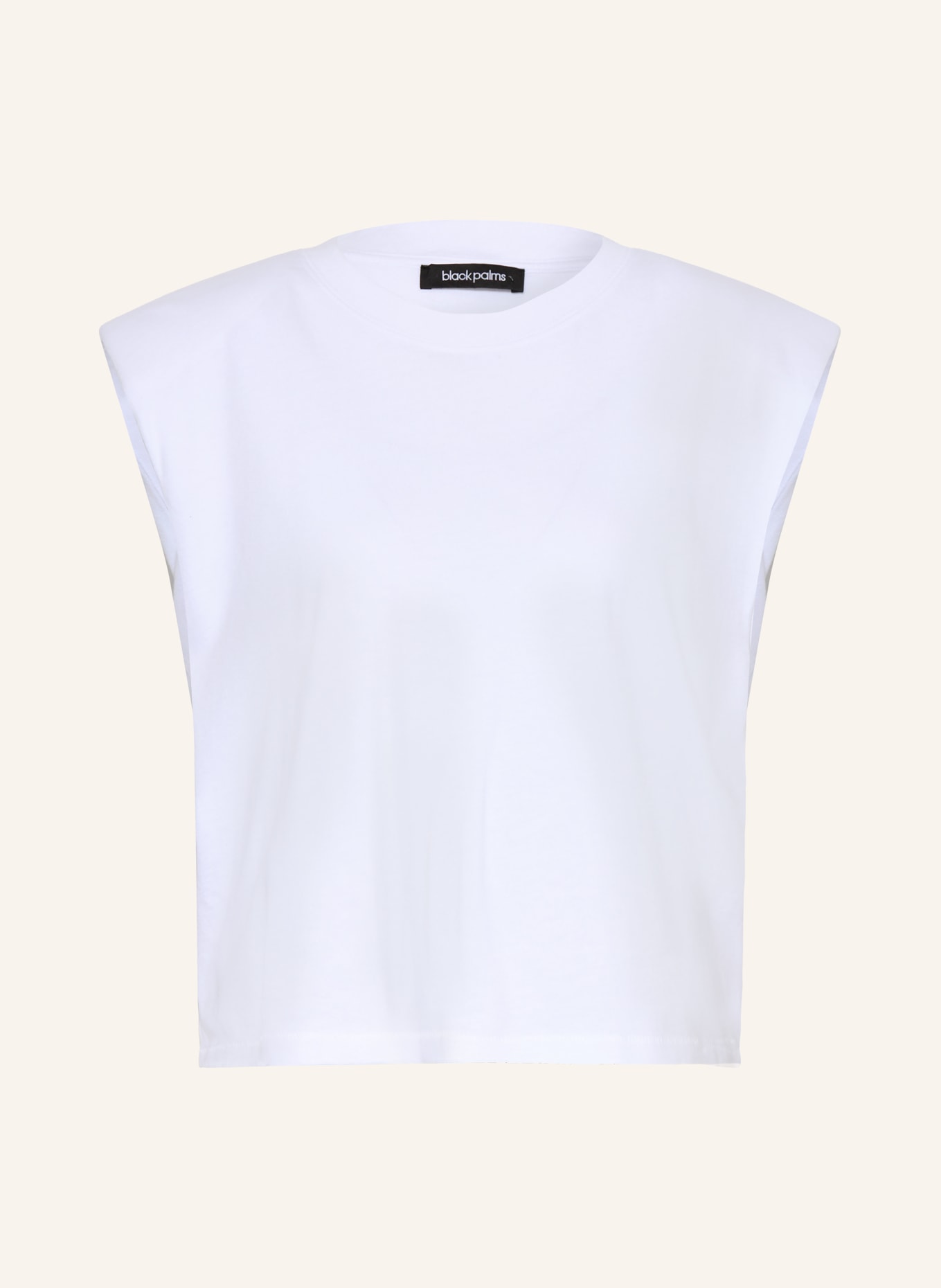 black palms Top ICONIC: WEISS