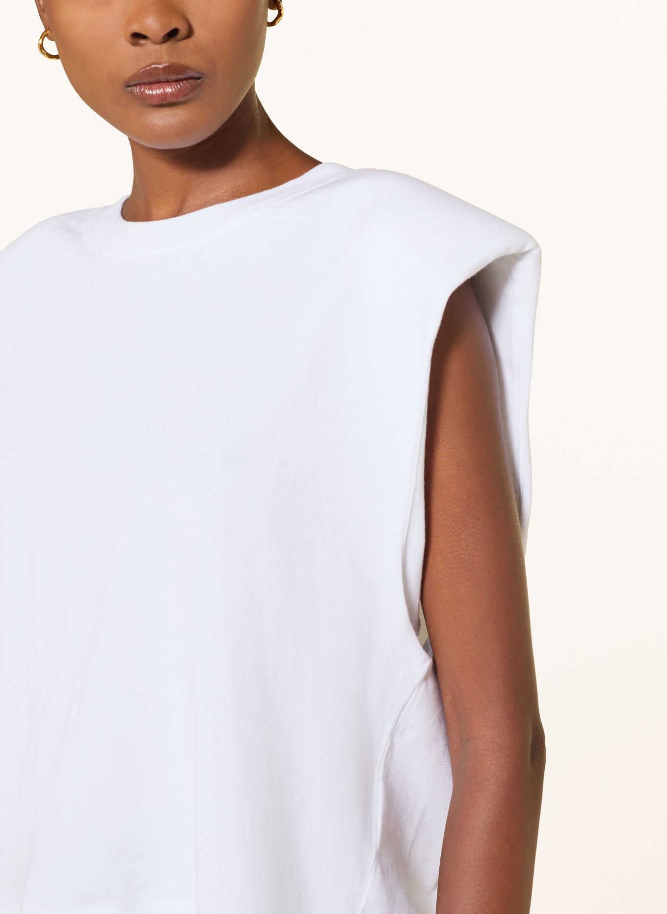 black palms Top ICONIC: WEISS