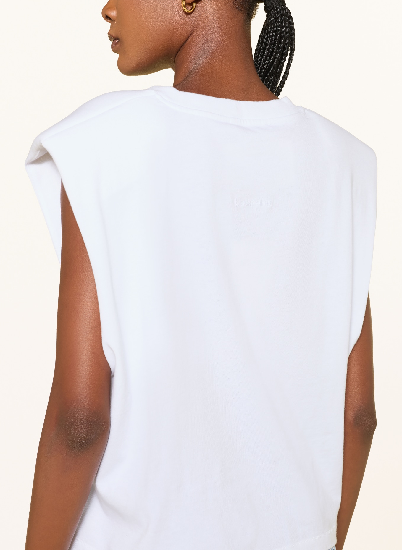 black palms Top ICONIC: WEISS
