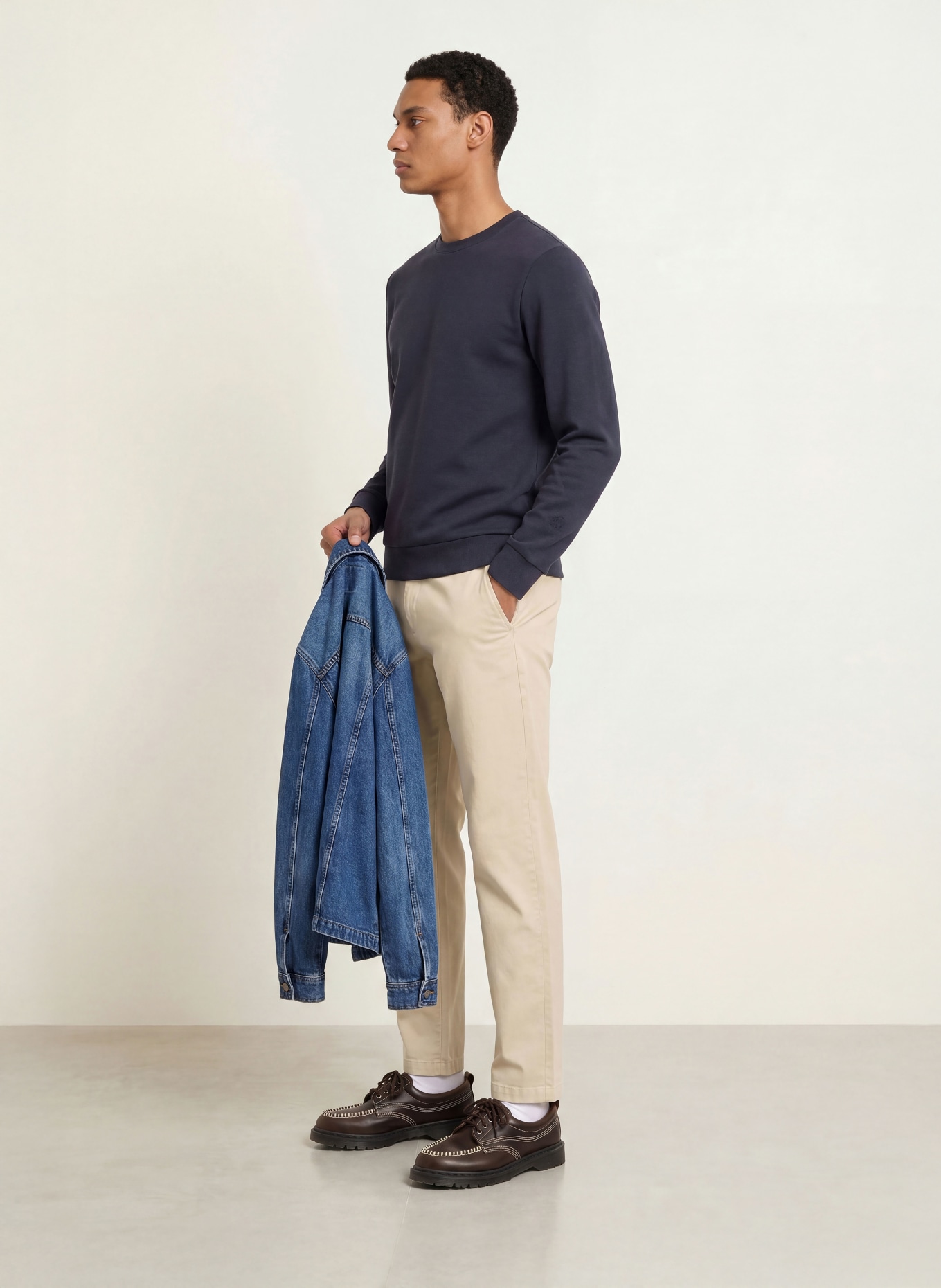 MOS MOSH Gallery Sweatshirt MMGABEL: DUNKELBLAU