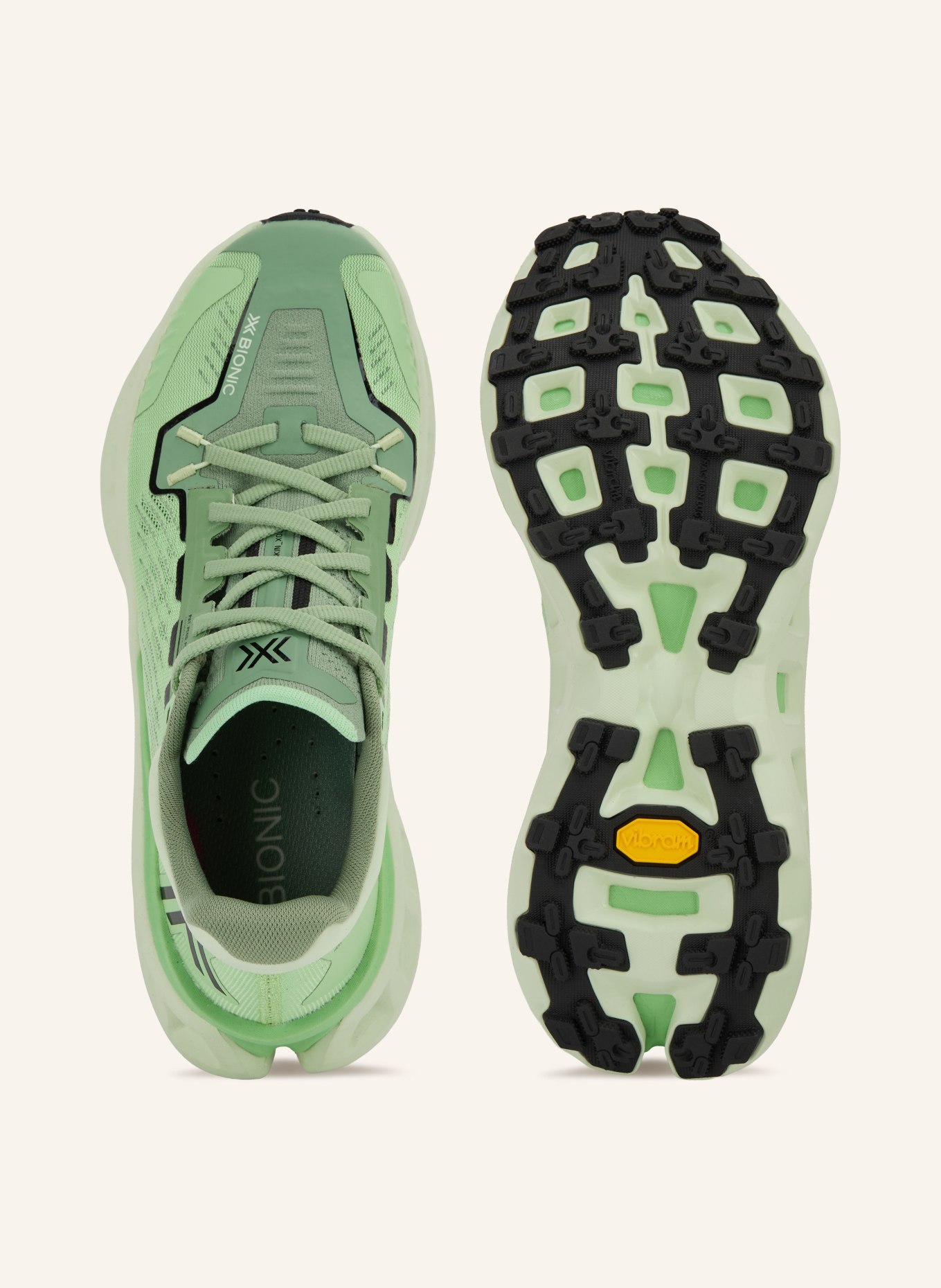X-BIONIC Trailrunning-Schuhe TERRASKIN X03: HELLGRÜN