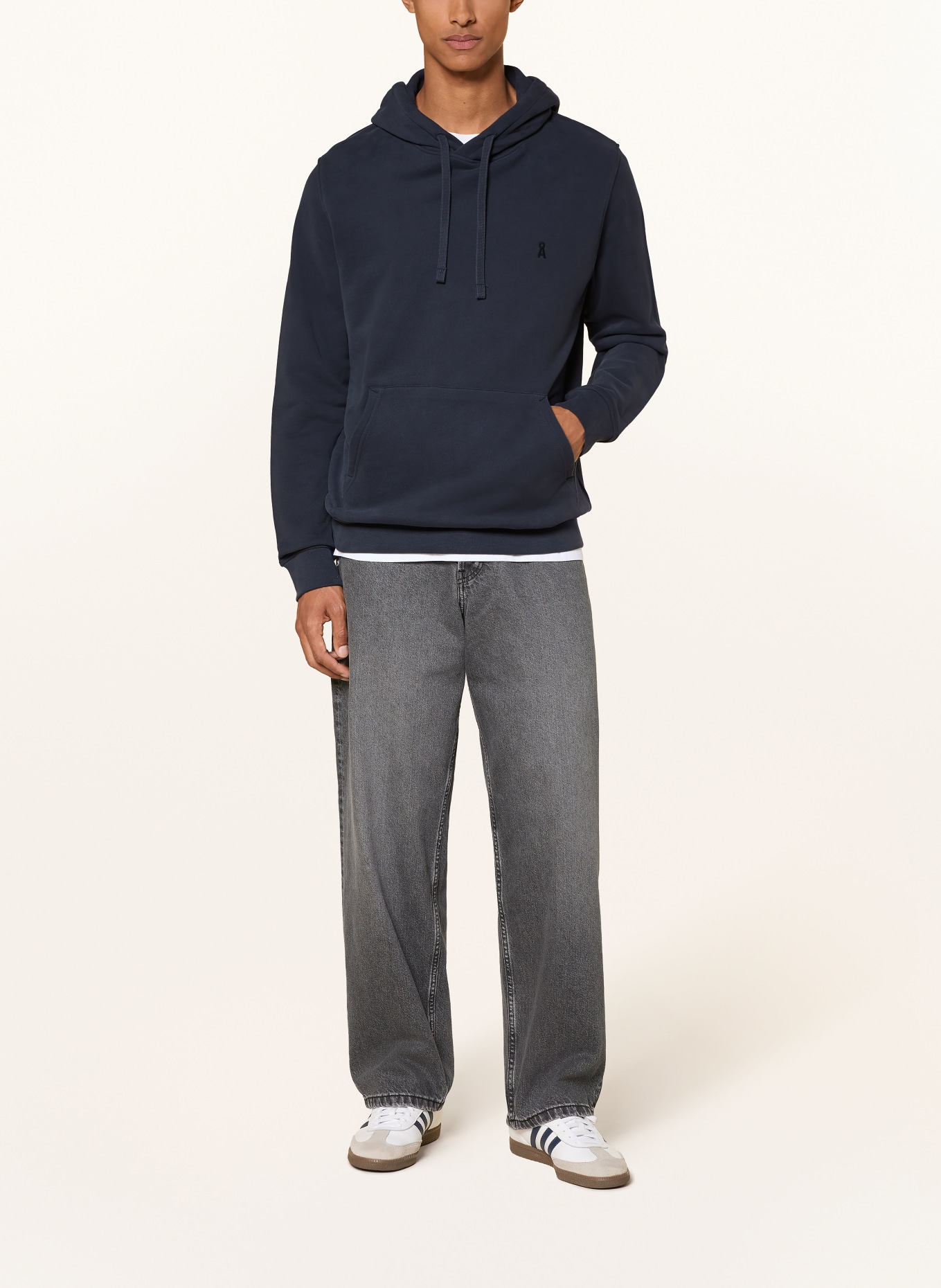 ARMEDANGELS PAARLO Hoodie: DARK BLUE