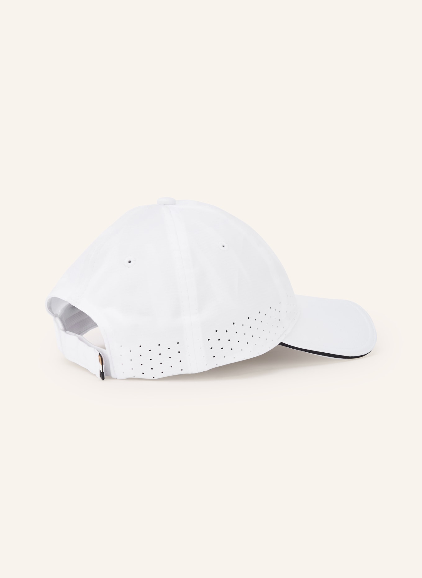 BOSS Cap LACH: WHITE / BLACK
