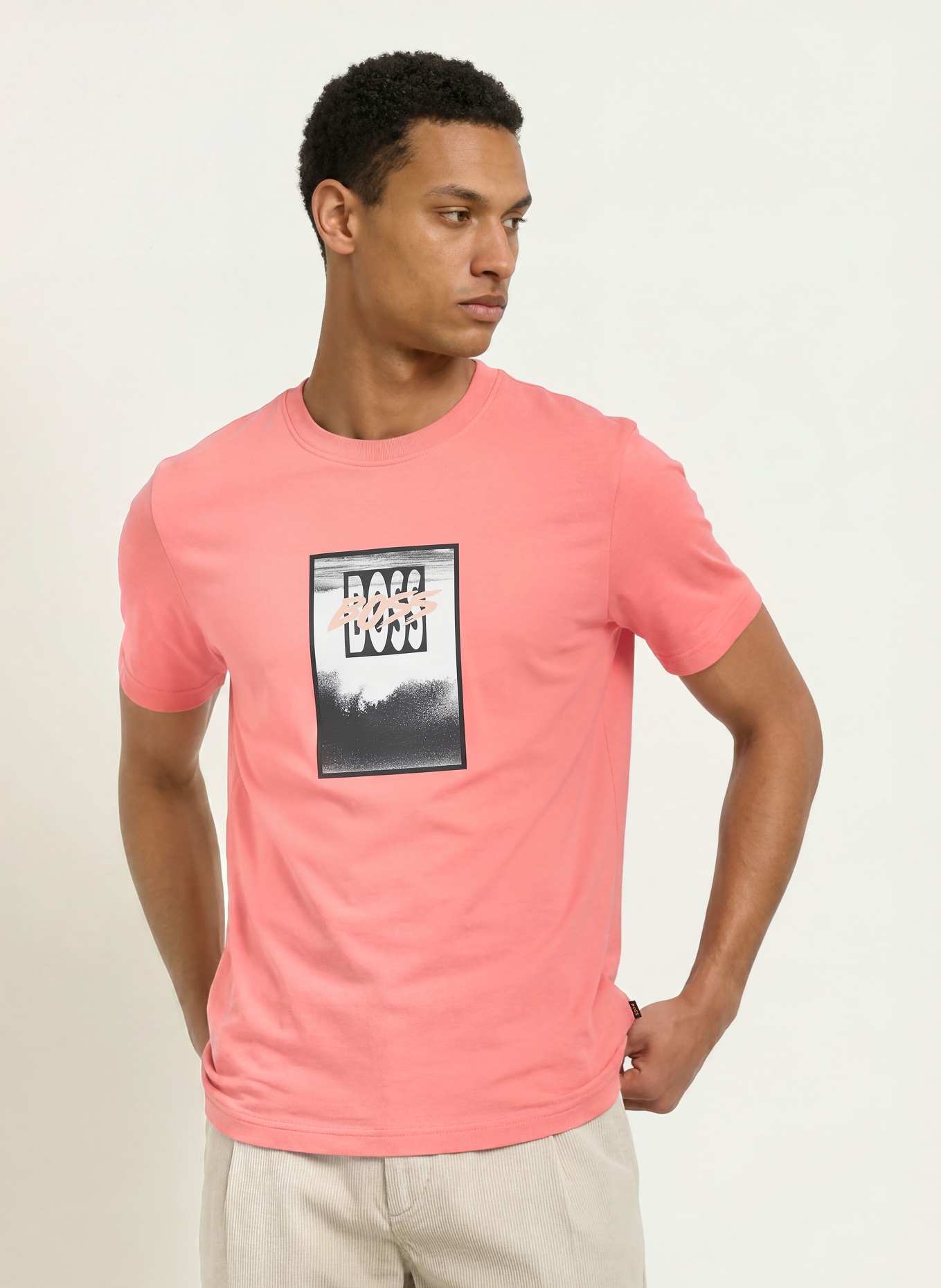 BOSS T-Shirt TE_DJ: HELLROT