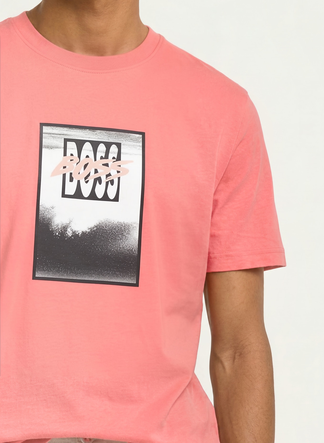 BOSS T-Shirt TE_DJ: HELLROT