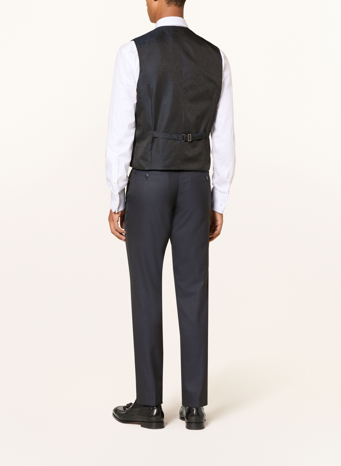 WILVORST Slim fit jakke: 030 SCHWARZ