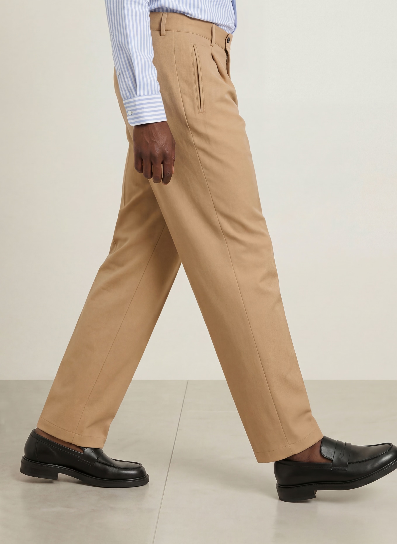 STRELLSON JAROD2 Loose Fit Pants: CAMEL