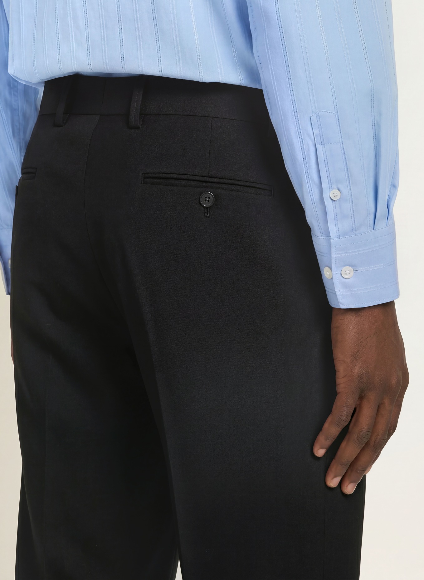 STRELLSON JAROD2 Loose Fit Pants: BLACK
