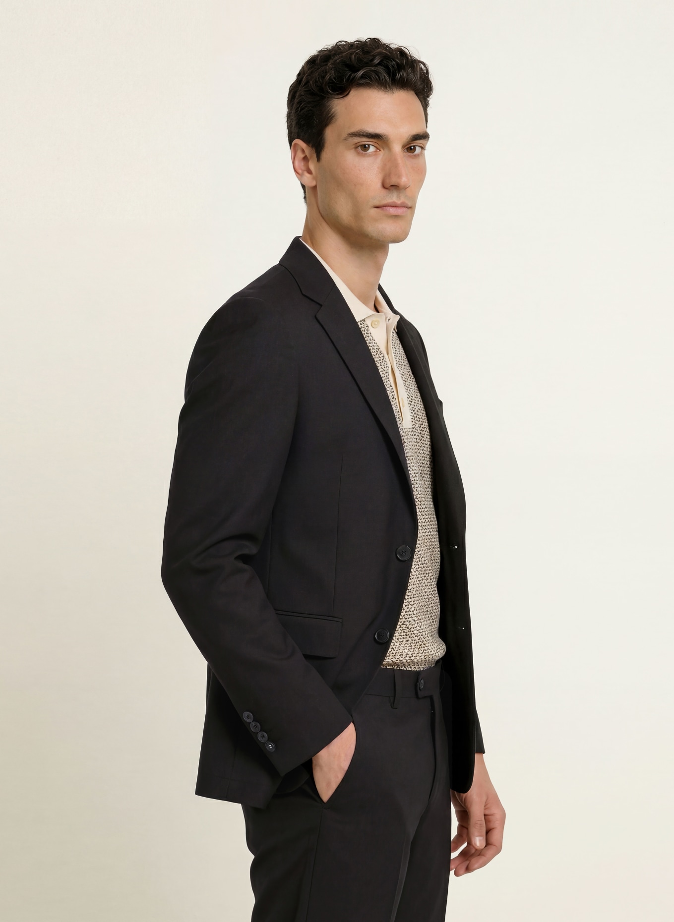 STRELLSON ARI Slim Fit Suit Jacket: 001 Black 001