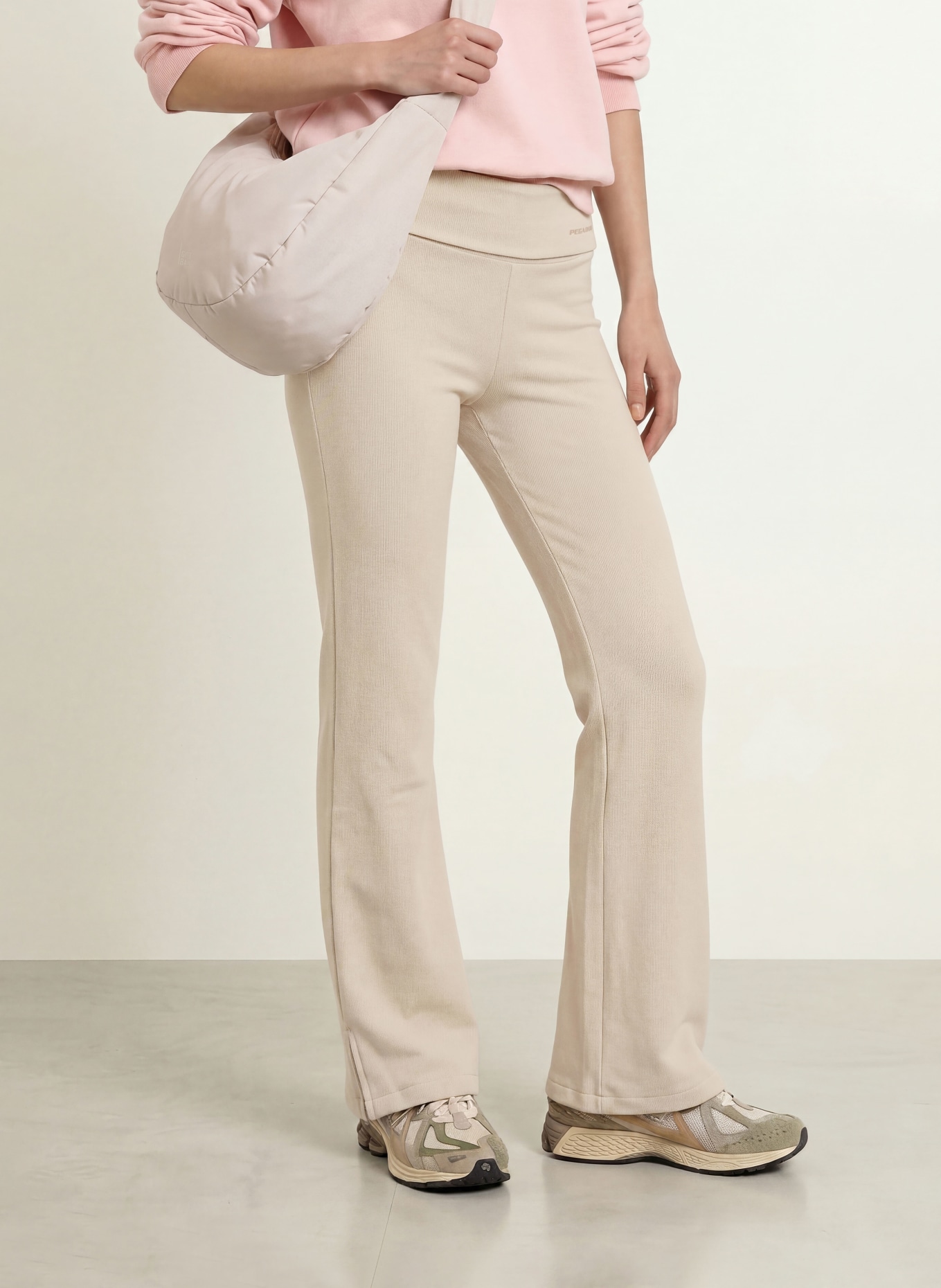 PEGADOR LEIRIA Sweatpants: LIGHT BROWN