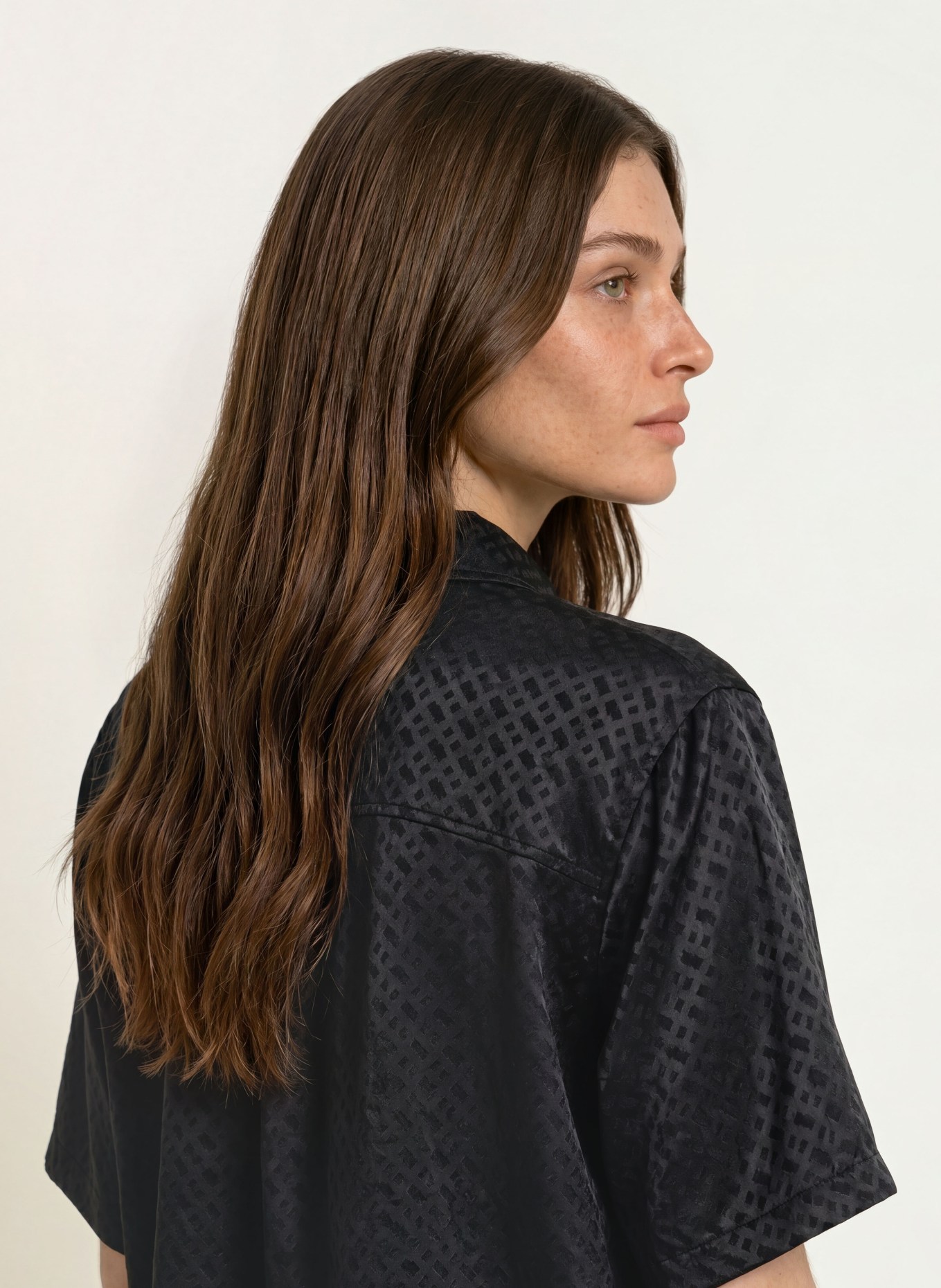 BOSS Schlafshirt MONOGRAM: SCHWARZ