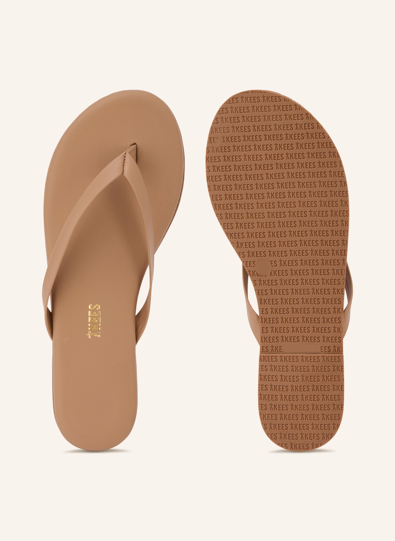 TKEES Thong sandals THE BOYFRIEND: BEIGE