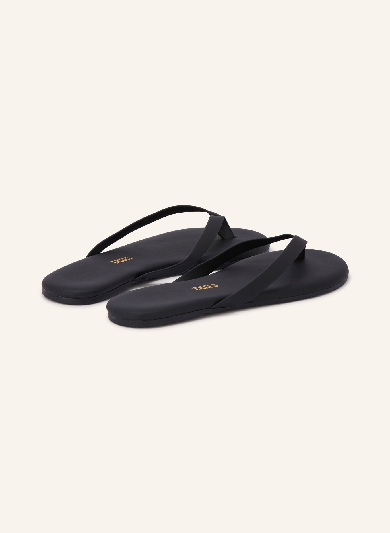 TKEES Teenslippers THE BOYFRIEND: ZWART