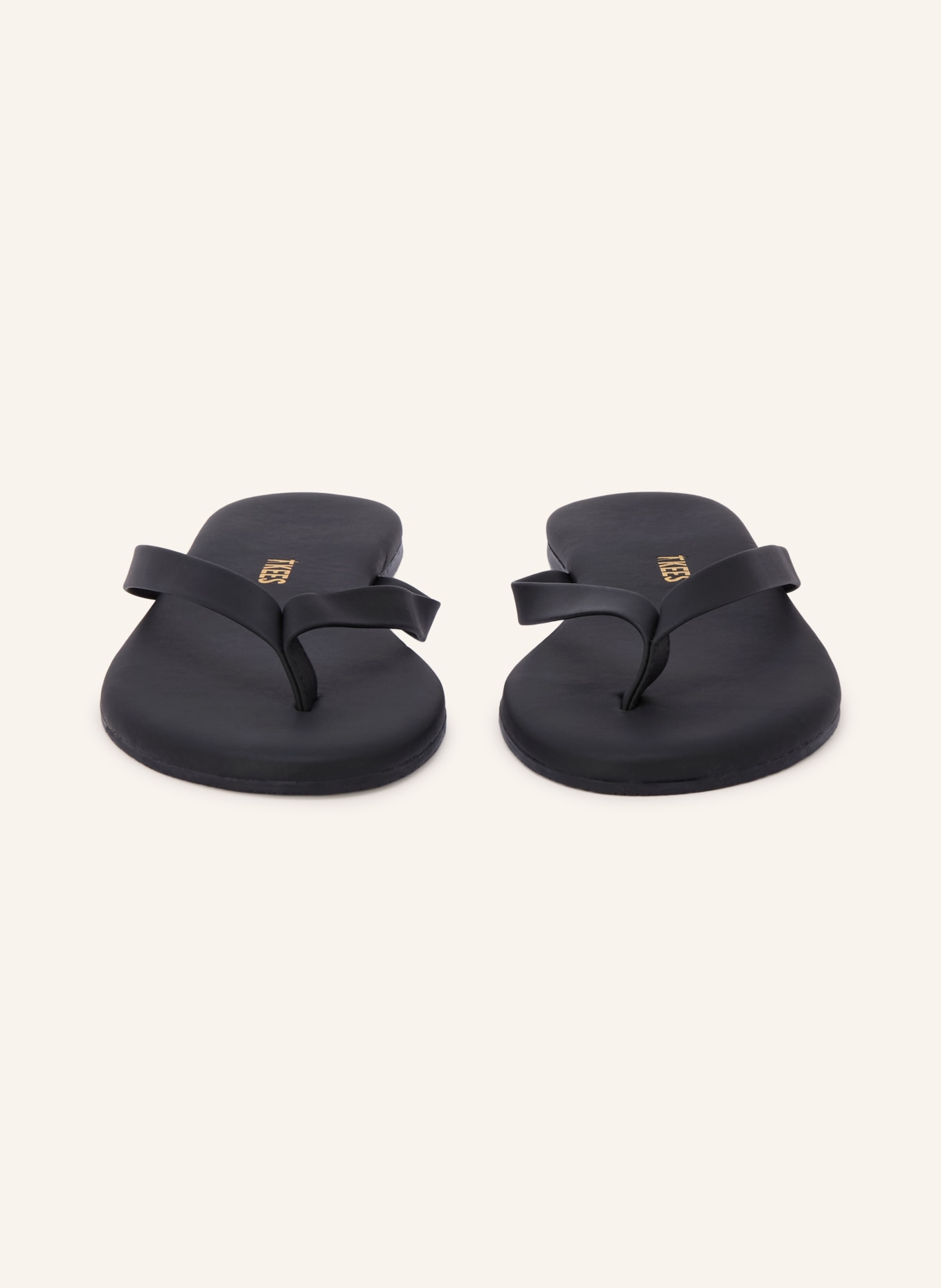 TKEES Teenslippers THE BOYFRIEND: ZWART