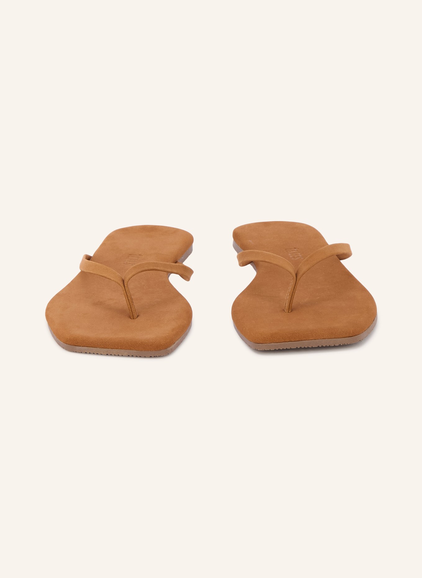 TKEES Toenenslippers: COGNAC