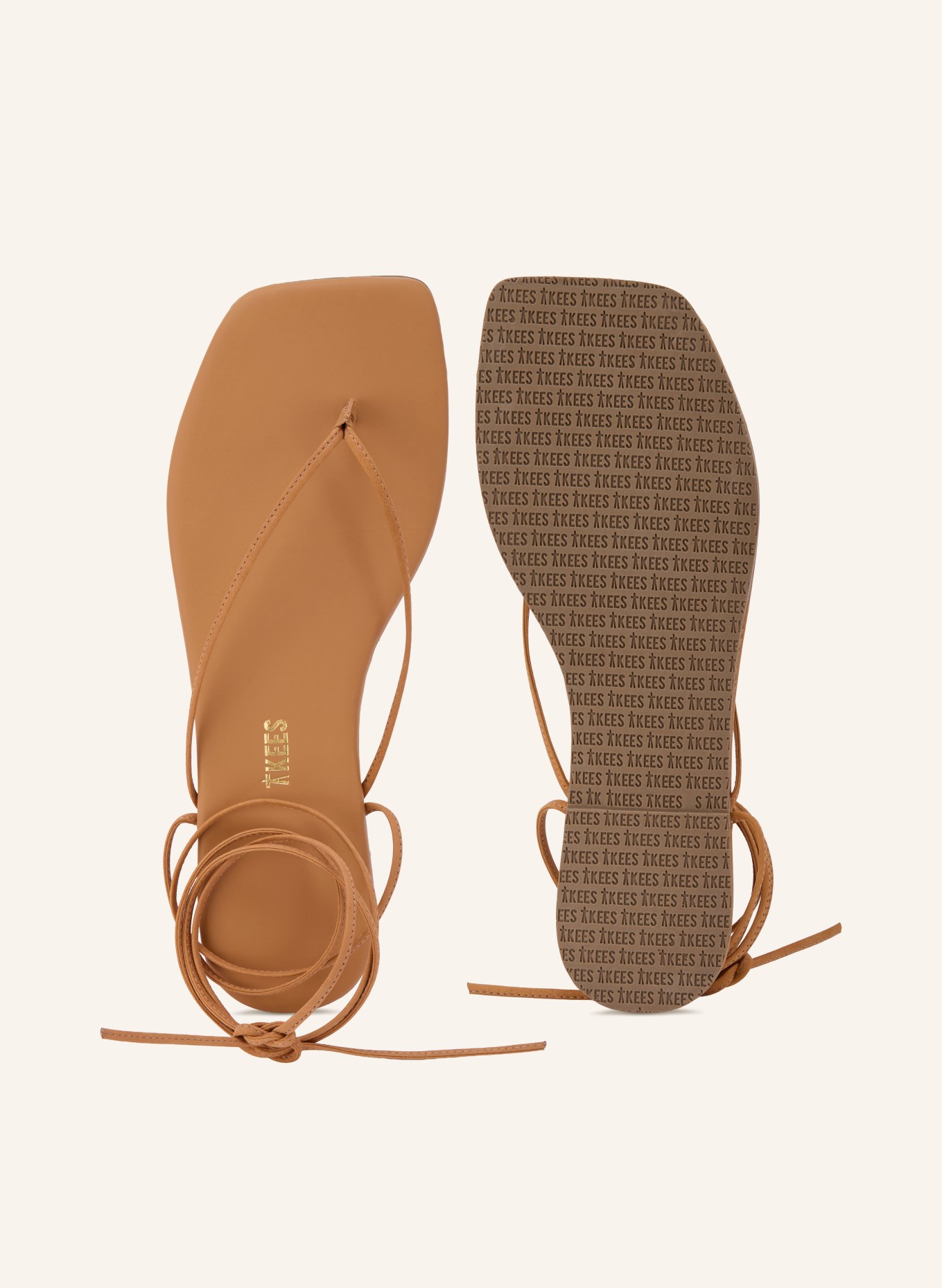 TKEES Zehentrenner LILU: COGNAC